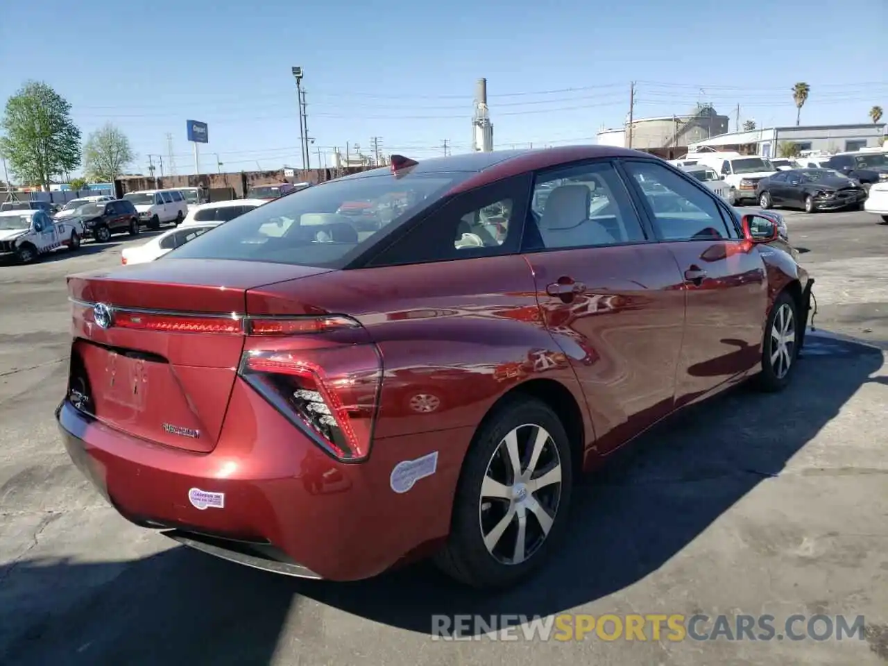 4 Photograph of a damaged car JTDBVRBD7KA006938 TOYOTA MIRAI 2019