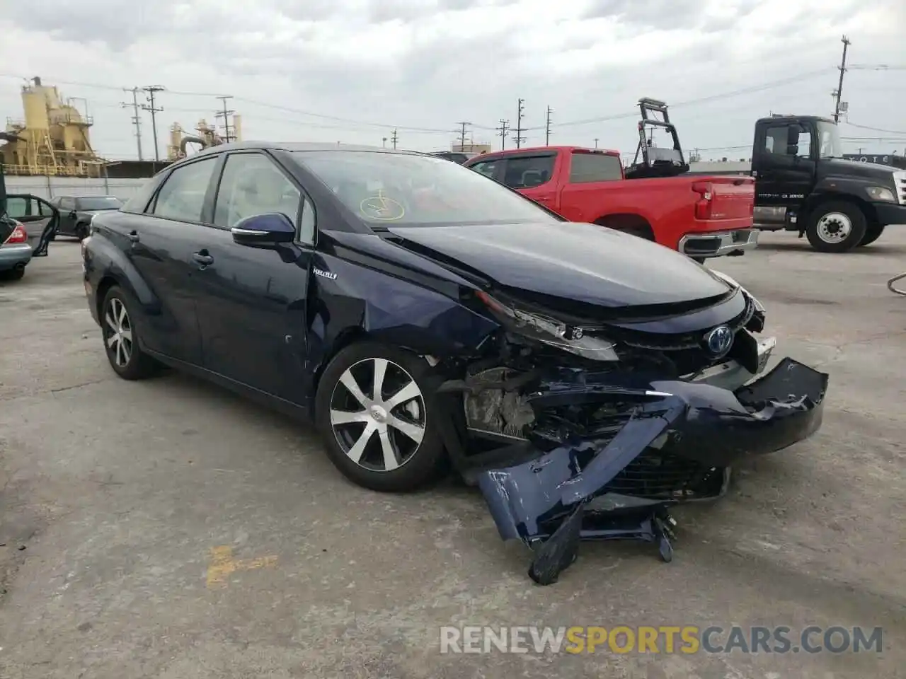 1 Photograph of a damaged car JTDBVRBD7KA007605 TOYOTA MIRAI 2019