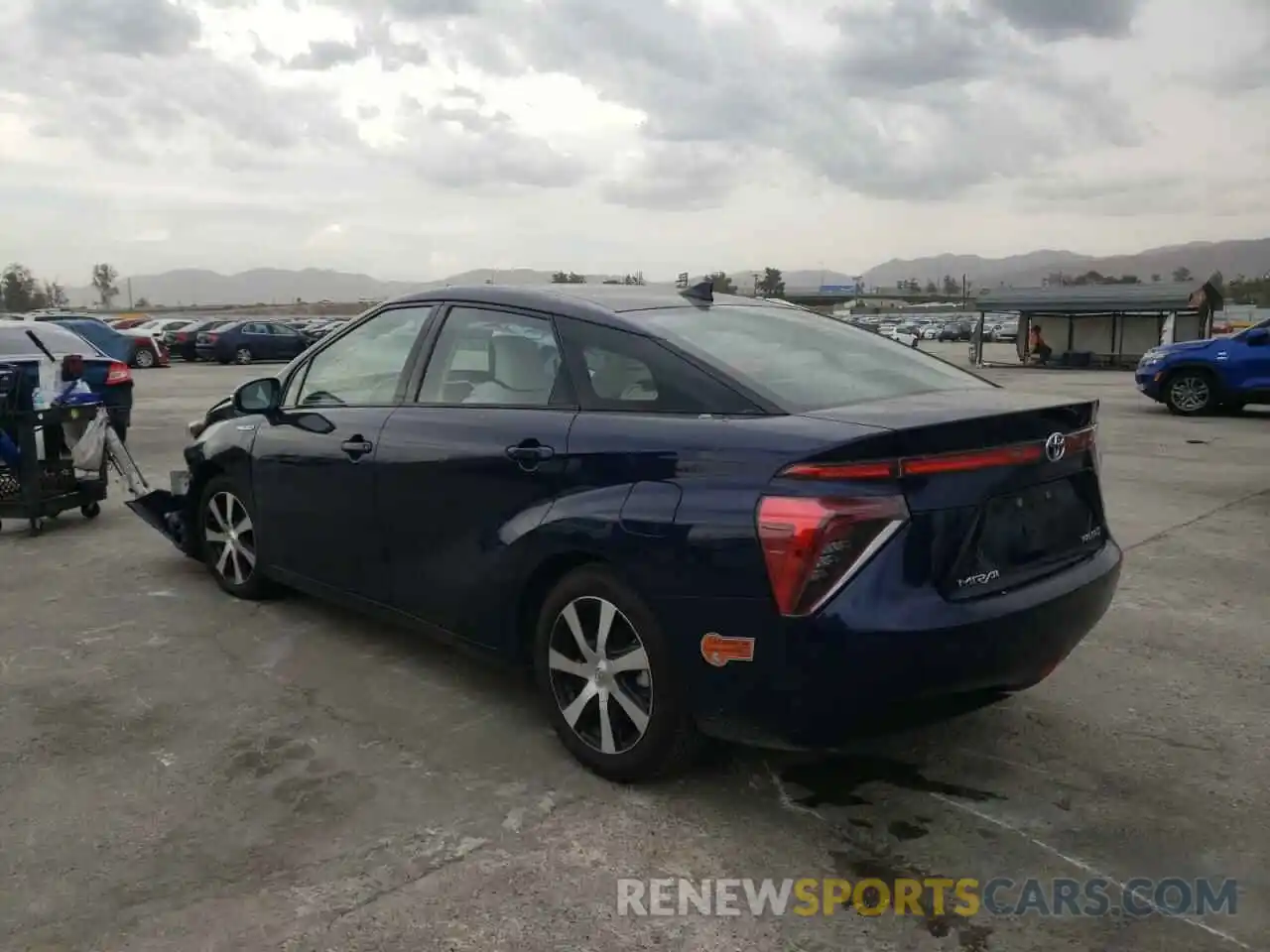 3 Photograph of a damaged car JTDBVRBD7KA007605 TOYOTA MIRAI 2019