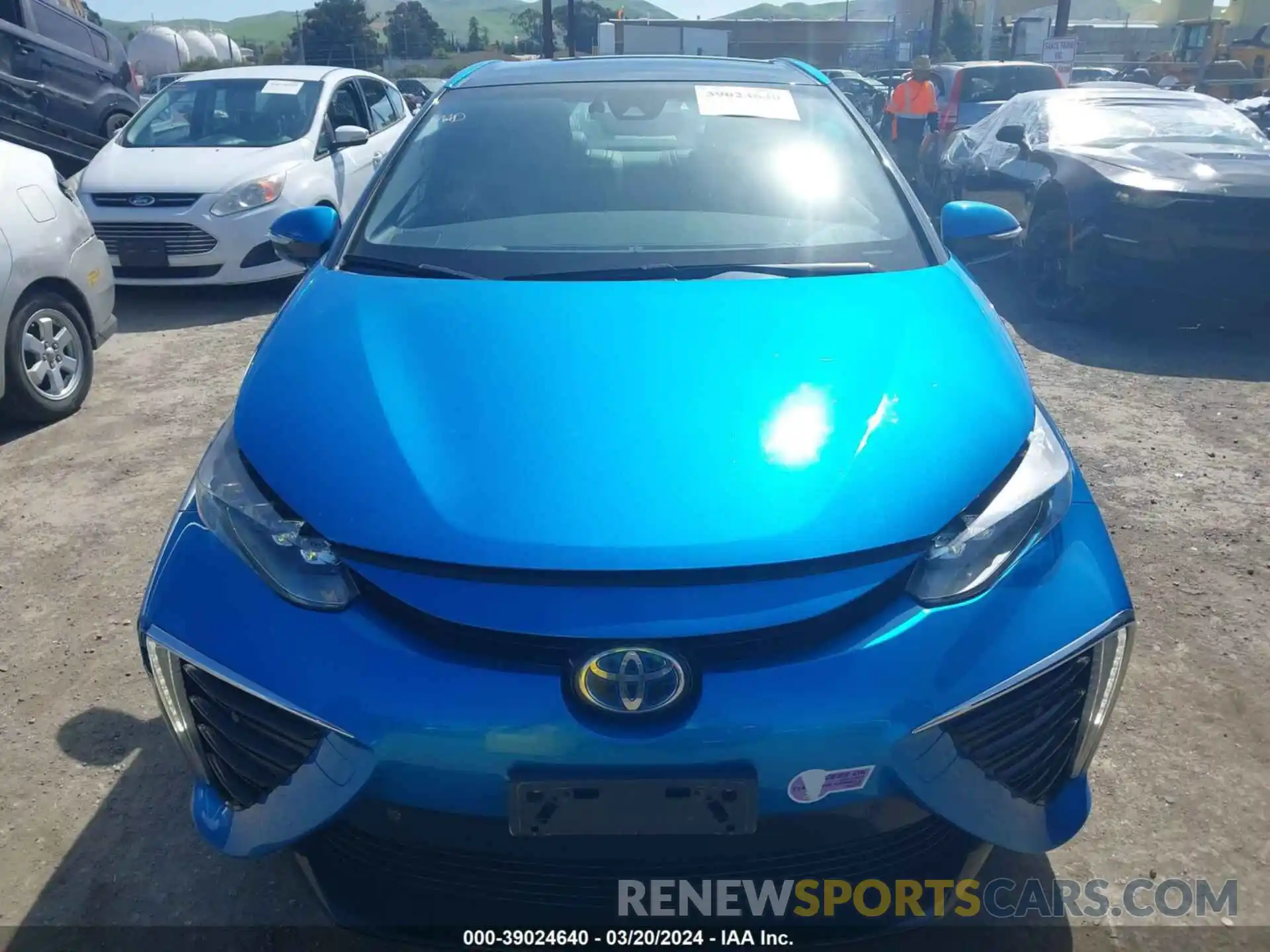 12 Фотография поврежденного автомобиля JTDBVRBD8KA005796 TOYOTA MIRAI 2019