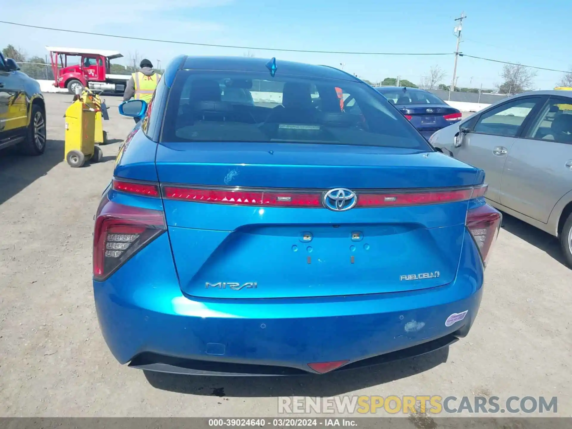 16 Photograph of a damaged car JTDBVRBD8KA005796 TOYOTA MIRAI 2019