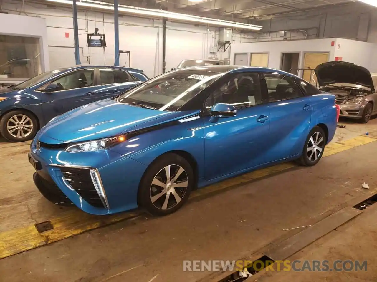 1 Photograph of a damaged car JTDBVRBD8KA006088 TOYOTA MIRAI 2019