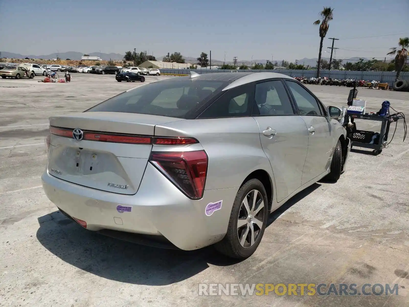 4 Photograph of a damaged car JTDBVRBD8KA006110 TOYOTA MIRAI 2019