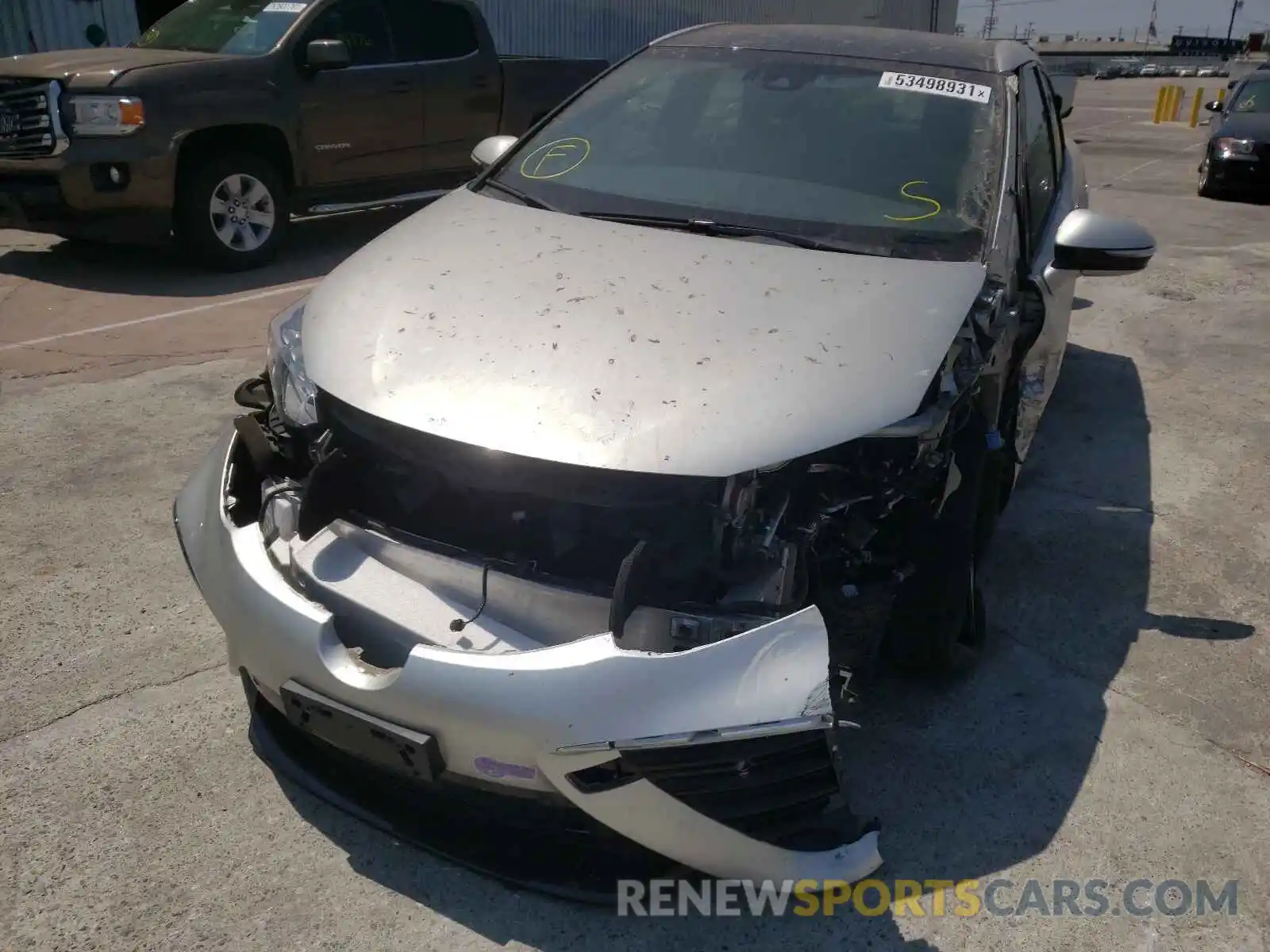 9 Photograph of a damaged car JTDBVRBD8KA006110 TOYOTA MIRAI 2019