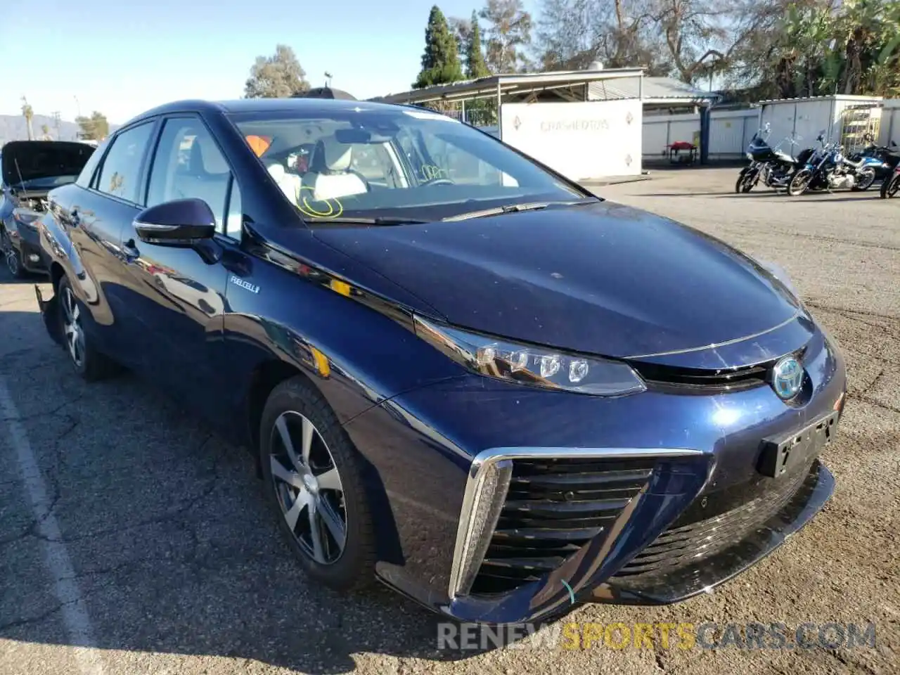 1 Photograph of a damaged car JTDBVRBD8KA007239 TOYOTA MIRAI 2019