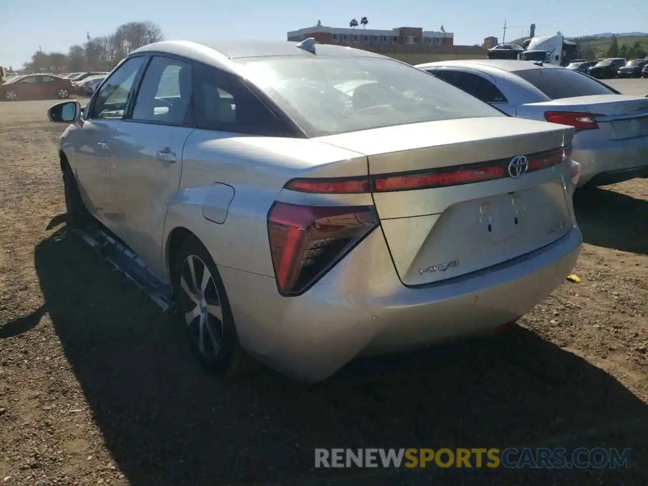 3 Photograph of a damaged car JTDBVRBD9KA005662 TOYOTA MIRAI 2019