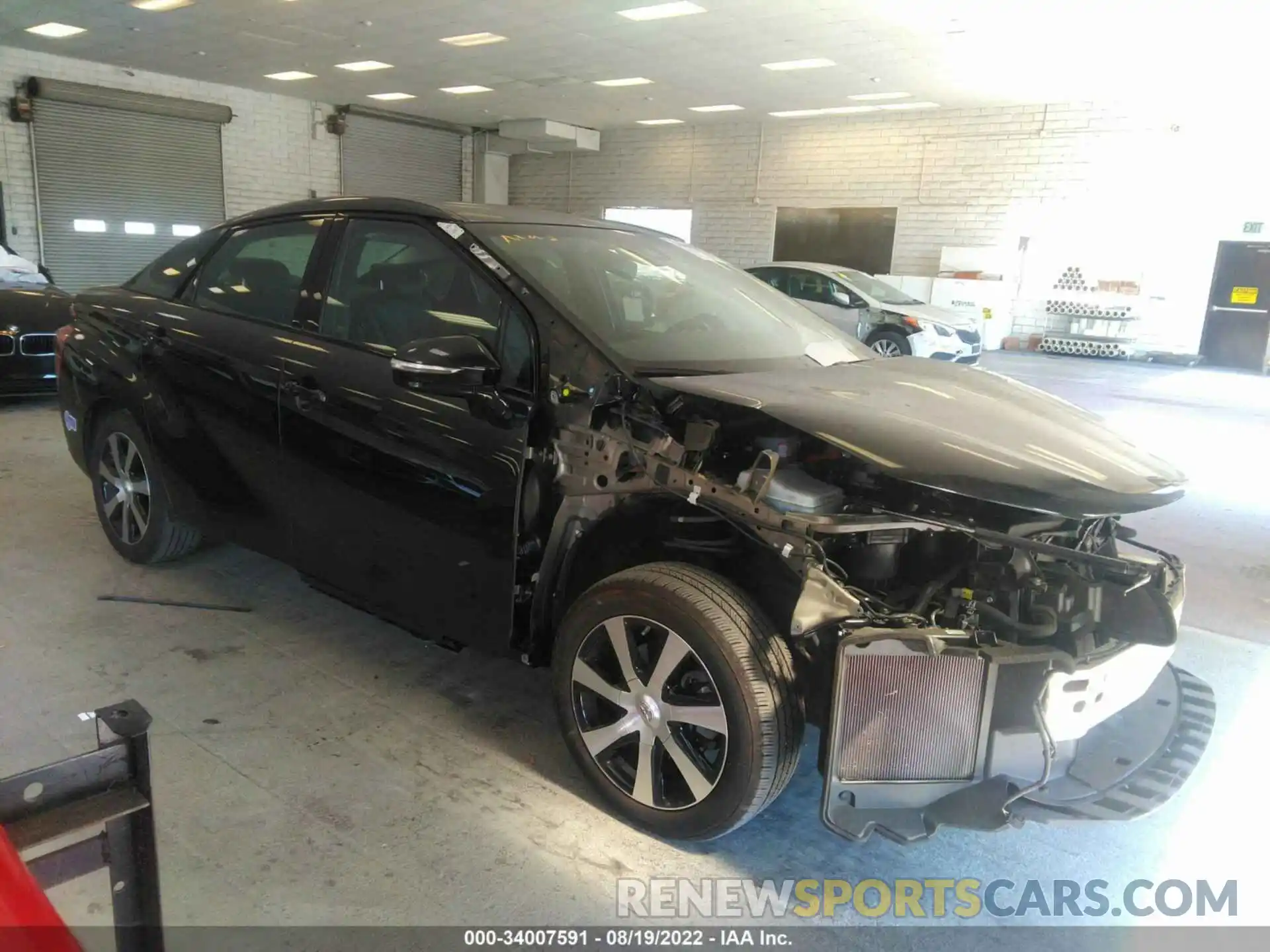 1 Photograph of a damaged car JTDBVRBD9KA005676 TOYOTA MIRAI 2019