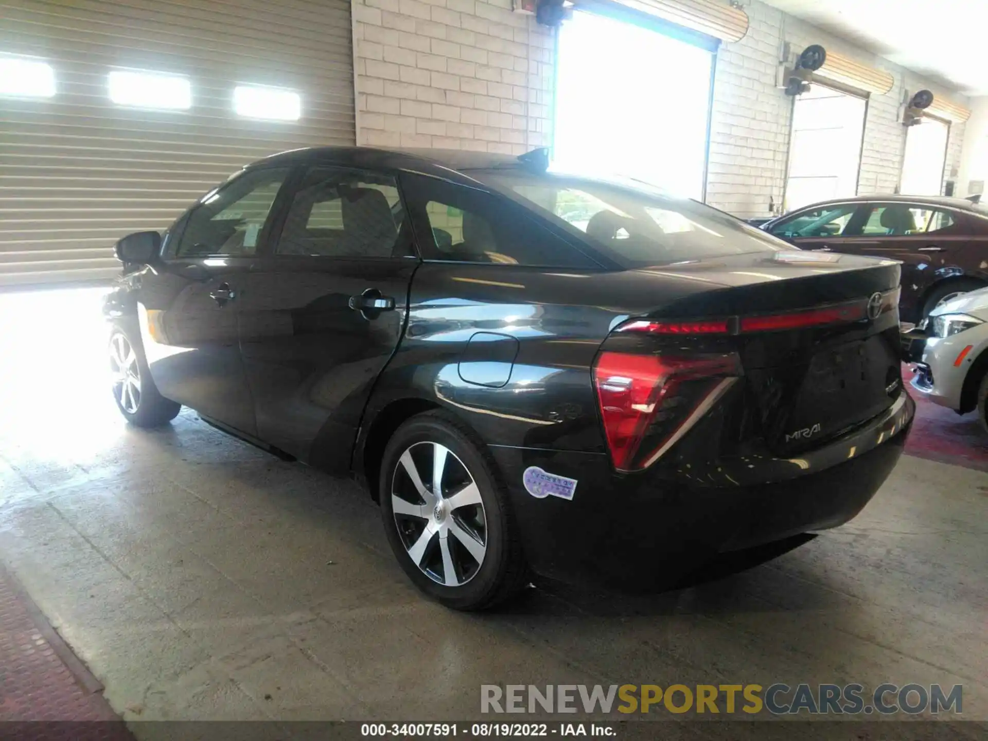 3 Photograph of a damaged car JTDBVRBD9KA005676 TOYOTA MIRAI 2019