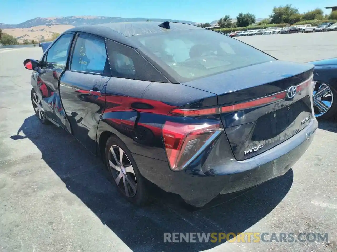 3 Photograph of a damaged car JTDBVRBD9KA006360 TOYOTA MIRAI 2019