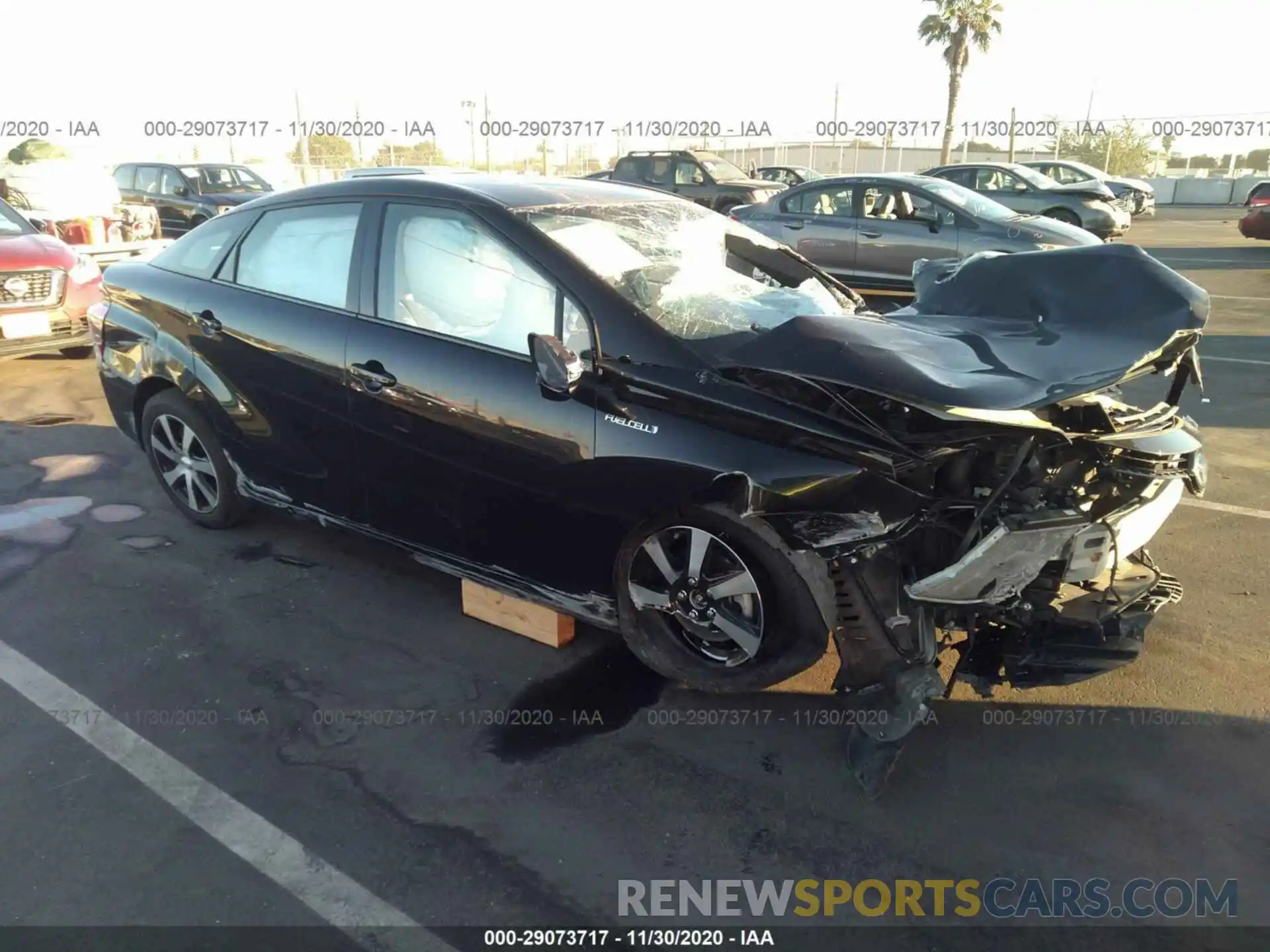 1 Photograph of a damaged car JTDBVRBD9KA007122 TOYOTA MIRAI 2019