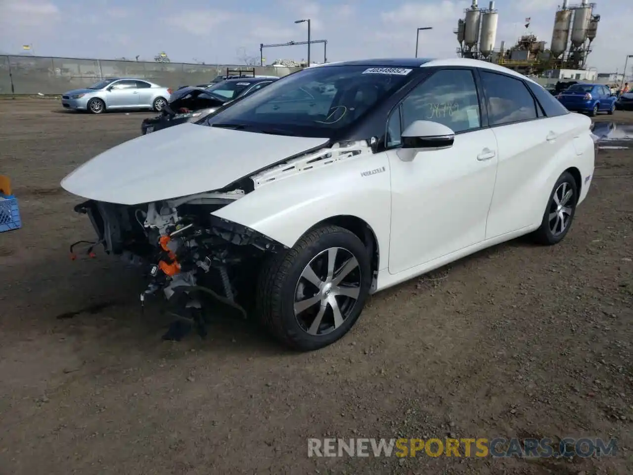 2 Photograph of a damaged car JTDBVRBDXKA005556 TOYOTA MIRAI 2019