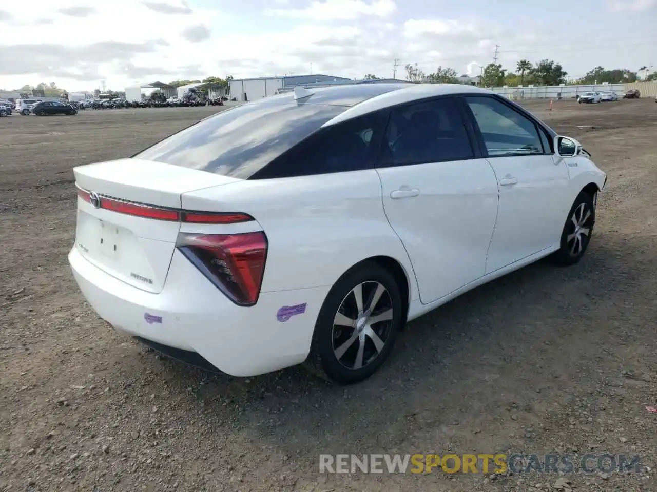 4 Фотография поврежденного автомобиля JTDBVRBDXKA005556 TOYOTA MIRAI 2019