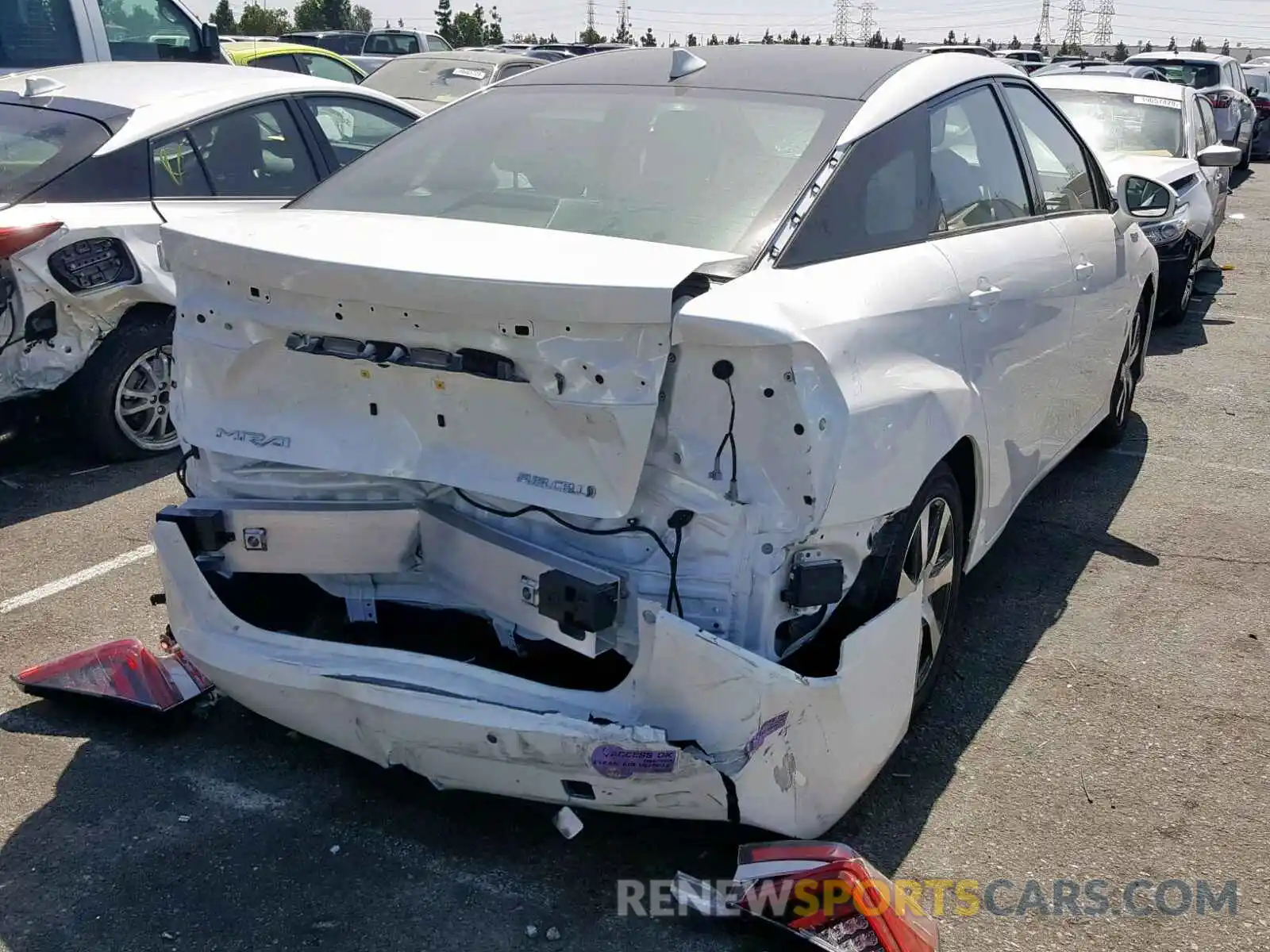 4 Photograph of a damaged car JTDBVRBDXKA006108 TOYOTA MIRAI 2019