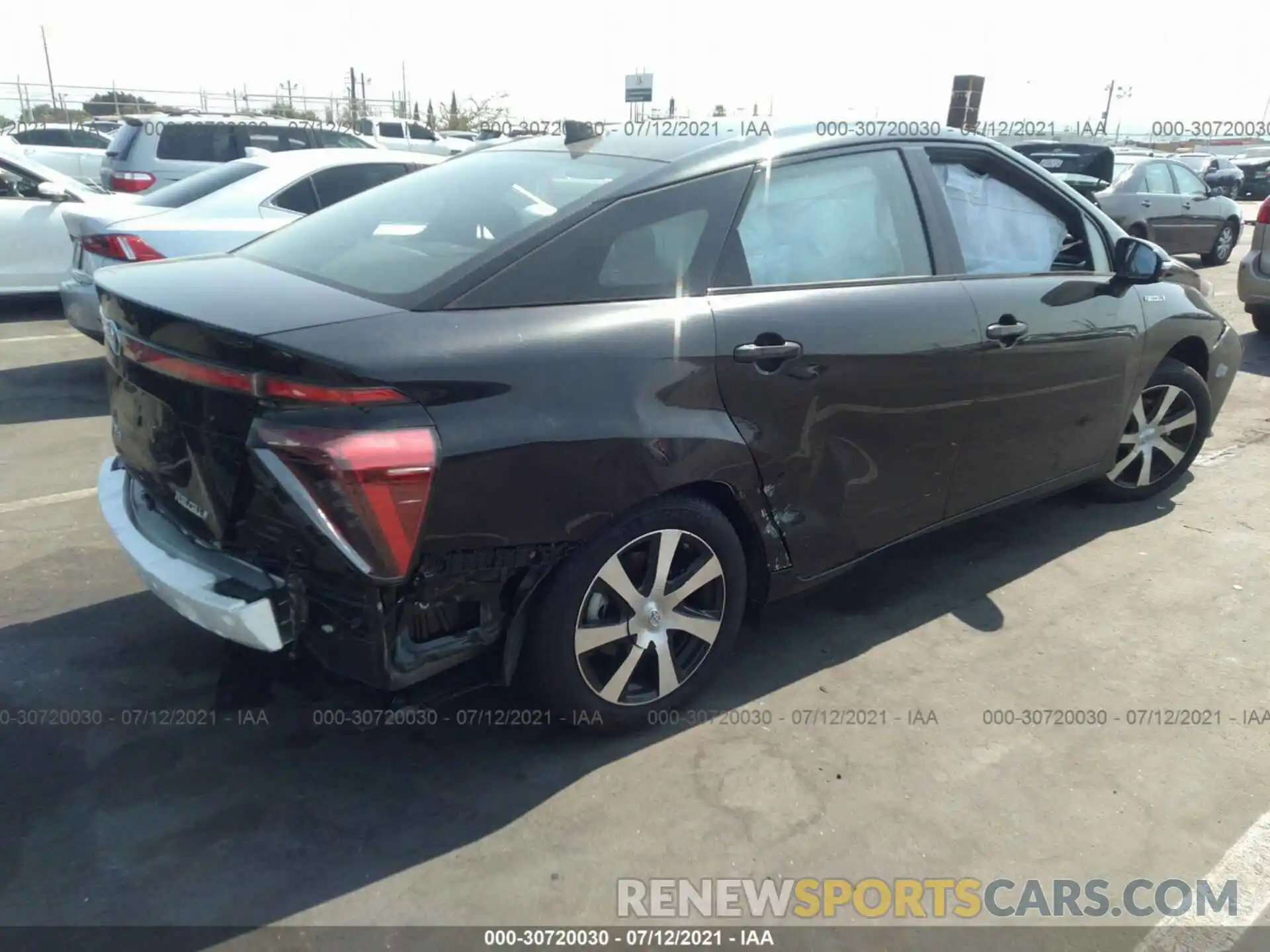 4 Photograph of a damaged car JTDBVRBD2LA008243 TOYOTA MIRAI 2020