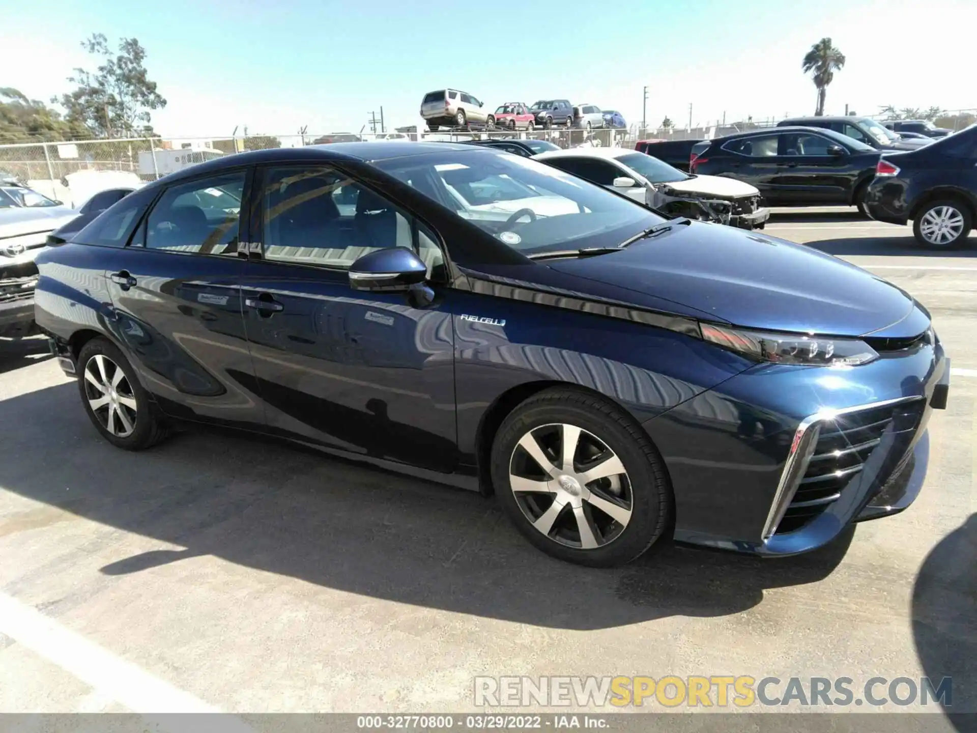 1 Photograph of a damaged car JTDBVRBD3LA008011 TOYOTA MIRAI 2020