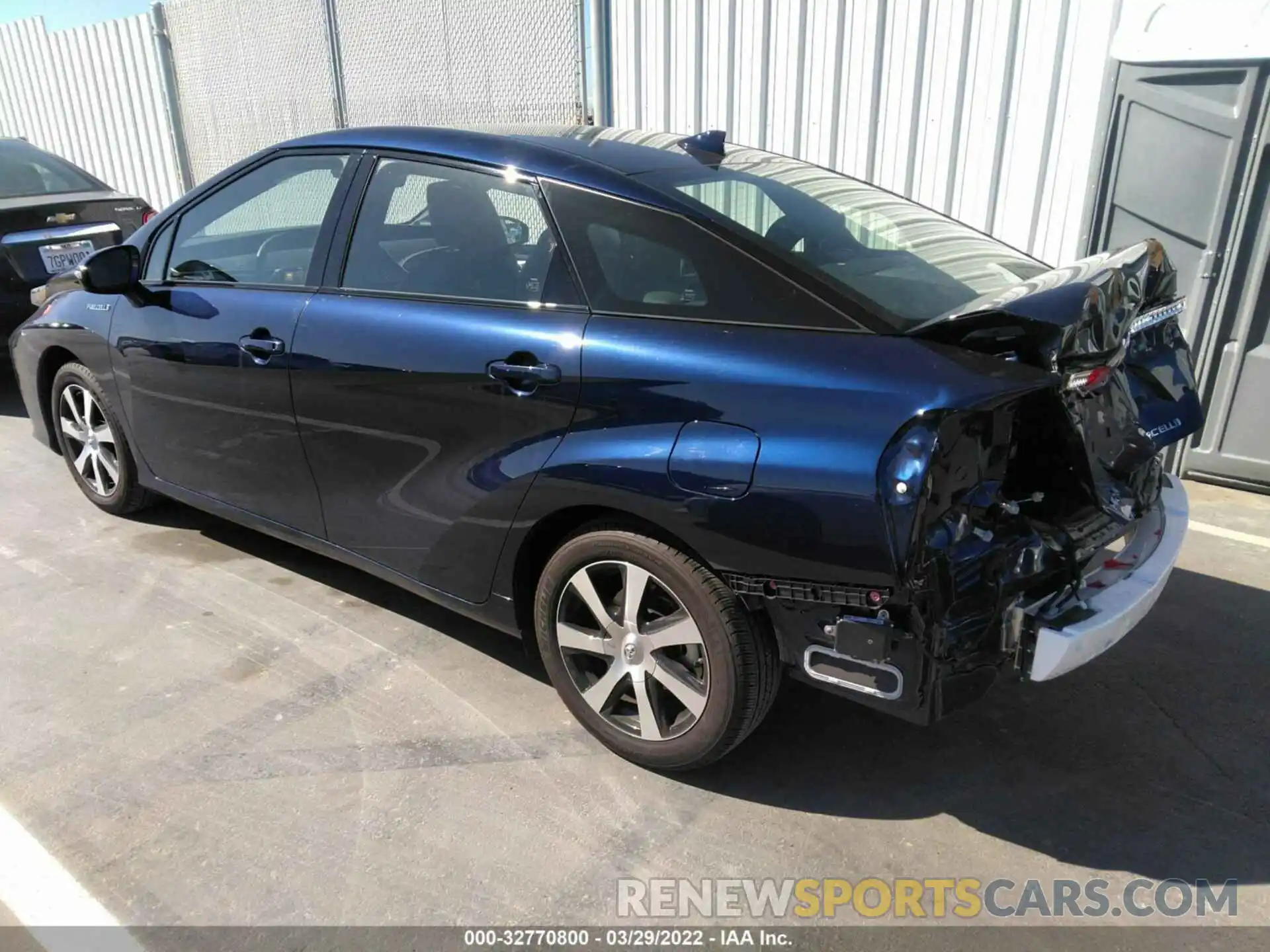 3 Photograph of a damaged car JTDBVRBD3LA008011 TOYOTA MIRAI 2020