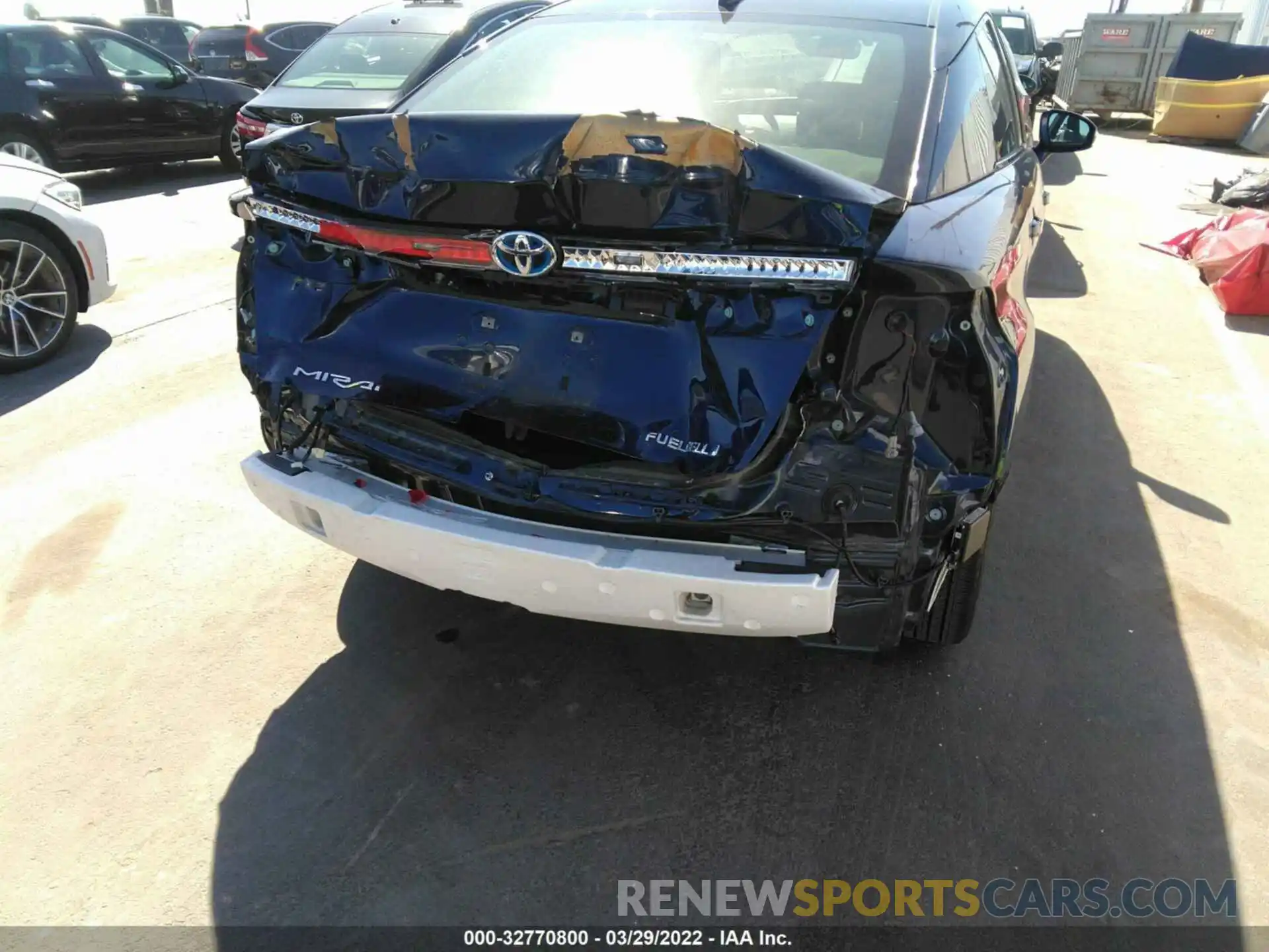 6 Photograph of a damaged car JTDBVRBD3LA008011 TOYOTA MIRAI 2020