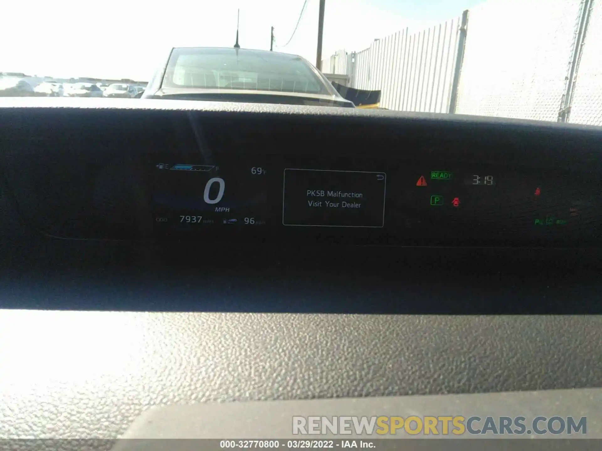 7 Photograph of a damaged car JTDBVRBD3LA008011 TOYOTA MIRAI 2020