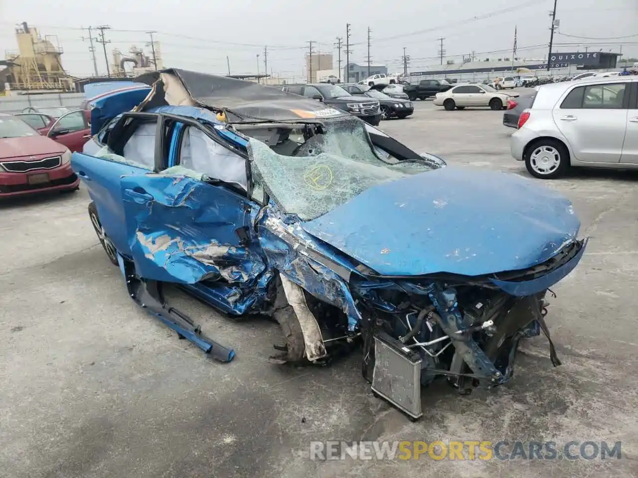 1 Photograph of a damaged car JTDBVRBD4LA008230 TOYOTA MIRAI 2020