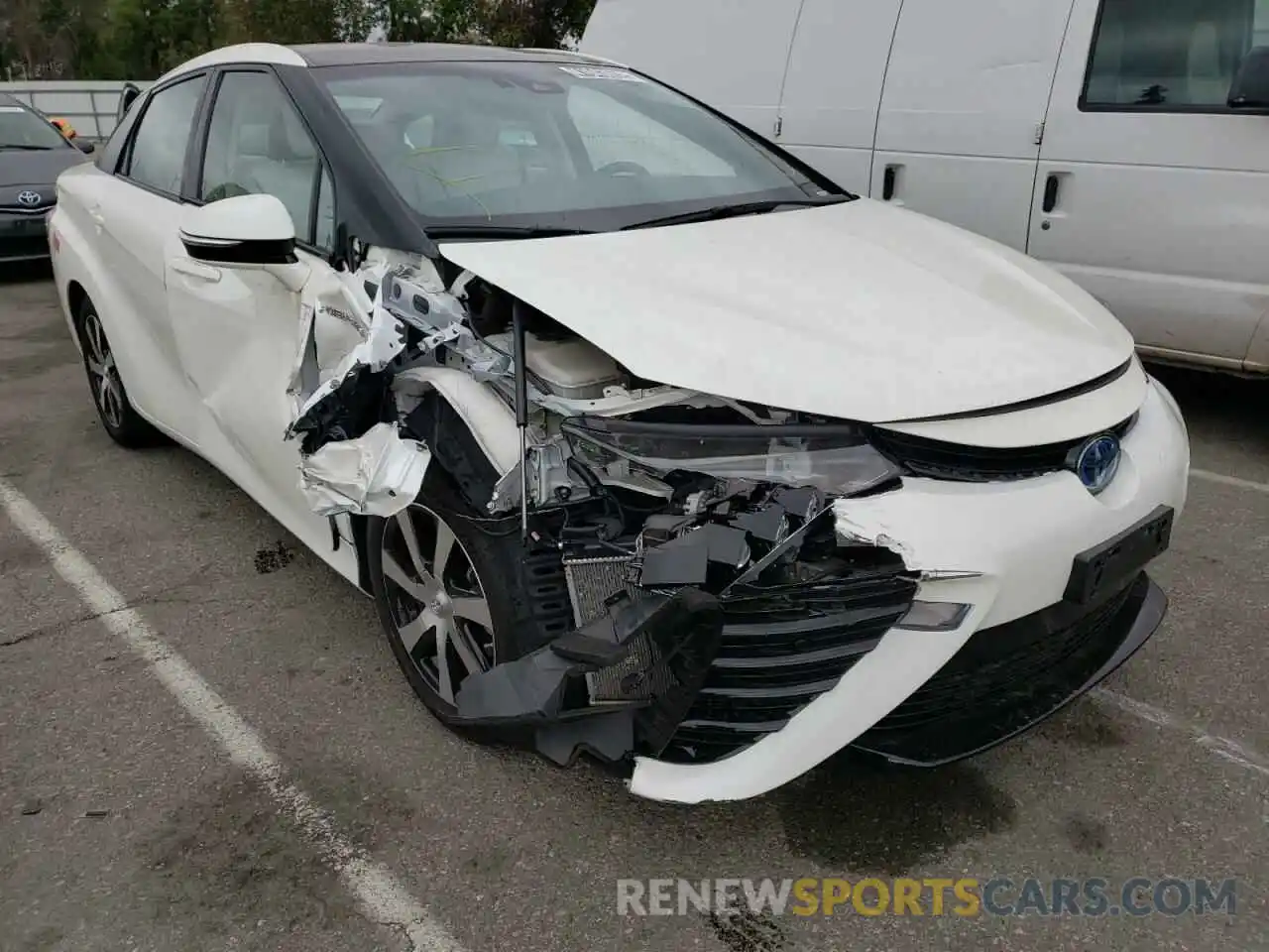 1 Photograph of a damaged car JTDBVRBD6LA007922 TOYOTA MIRAI 2020