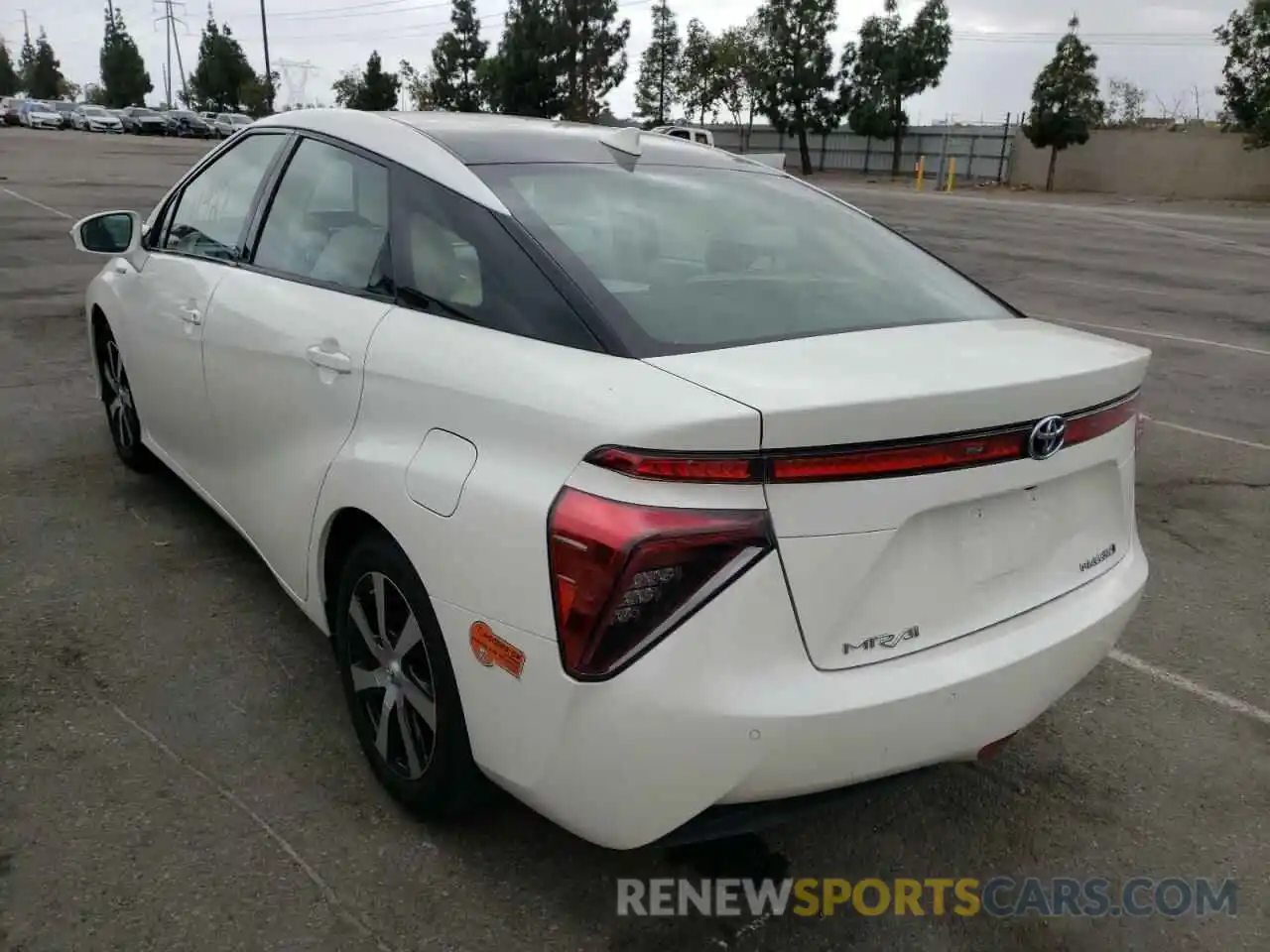 3 Photograph of a damaged car JTDBVRBD6LA007922 TOYOTA MIRAI 2020