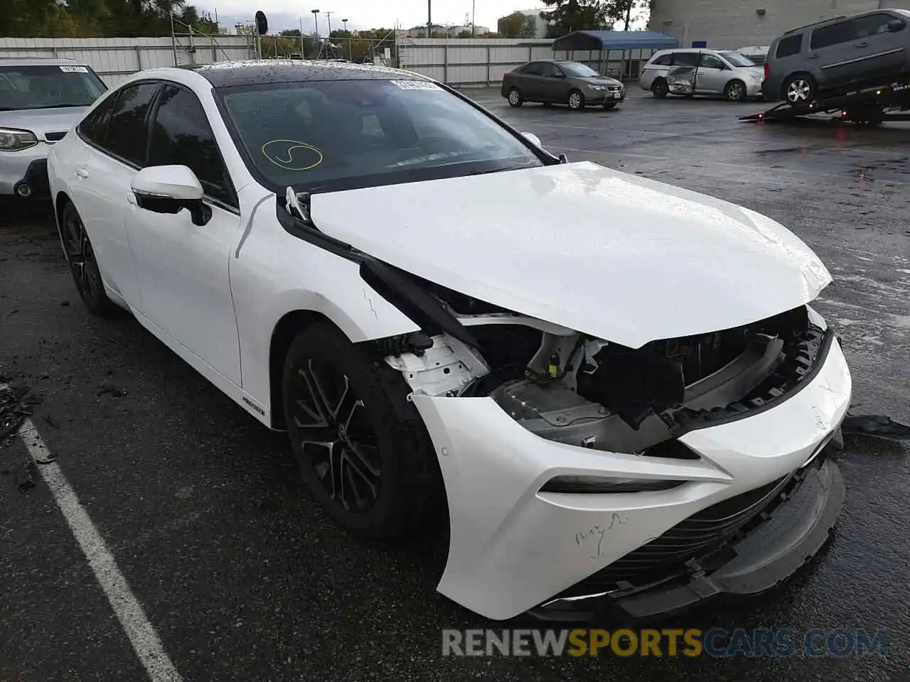 1 Photograph of a damaged car JTDAAAAA0MA000305 TOYOTA MIRAI 2021