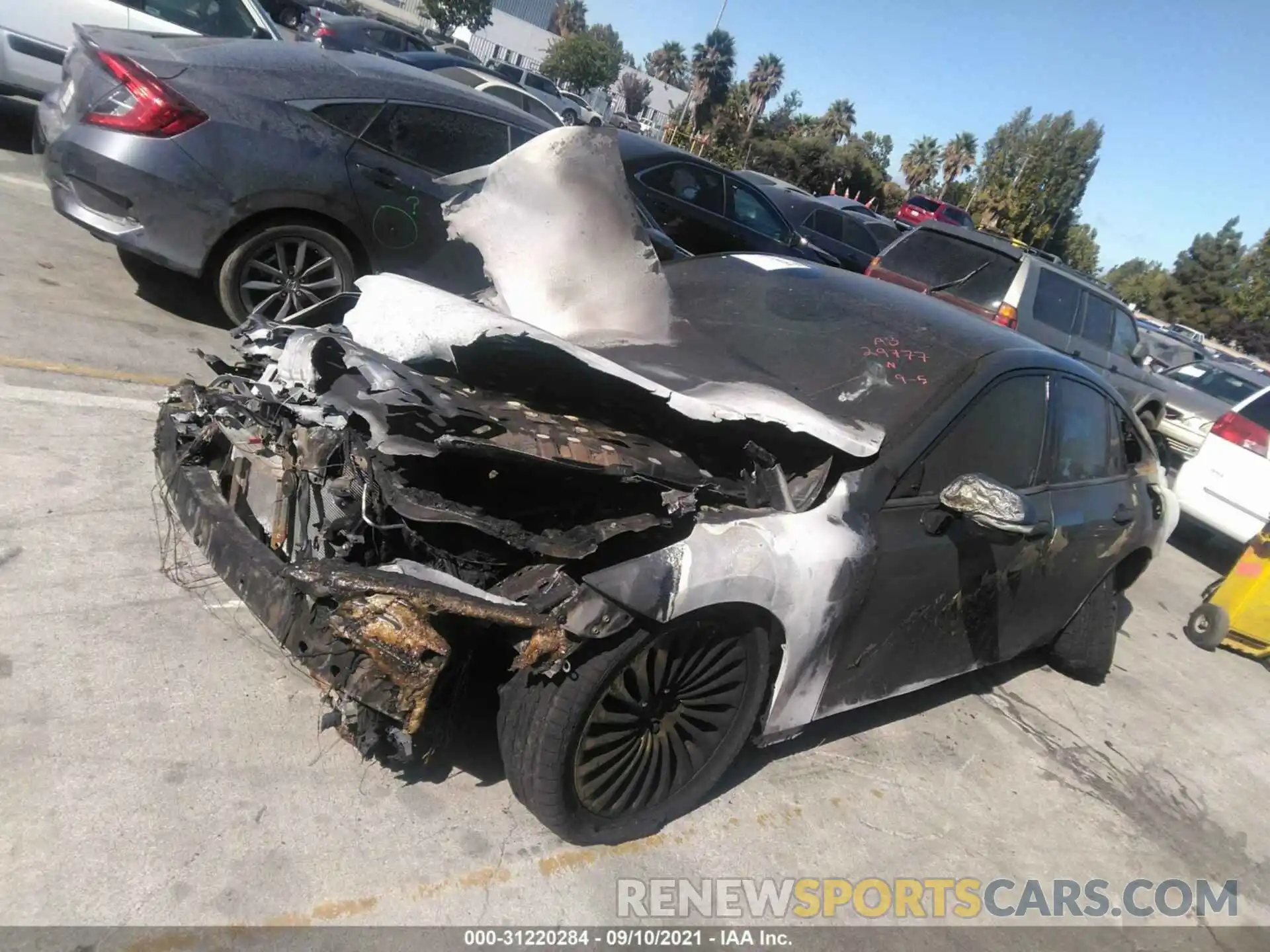 6 Photograph of a damaged car JTDAAAAA0MA001339 TOYOTA MIRAI 2021