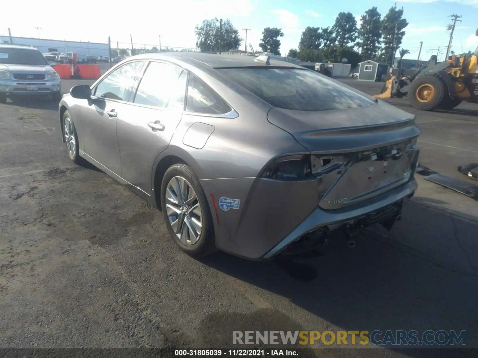 3 Photograph of a damaged car JTDAAAAA1MA001110 TOYOTA MIRAI 2021