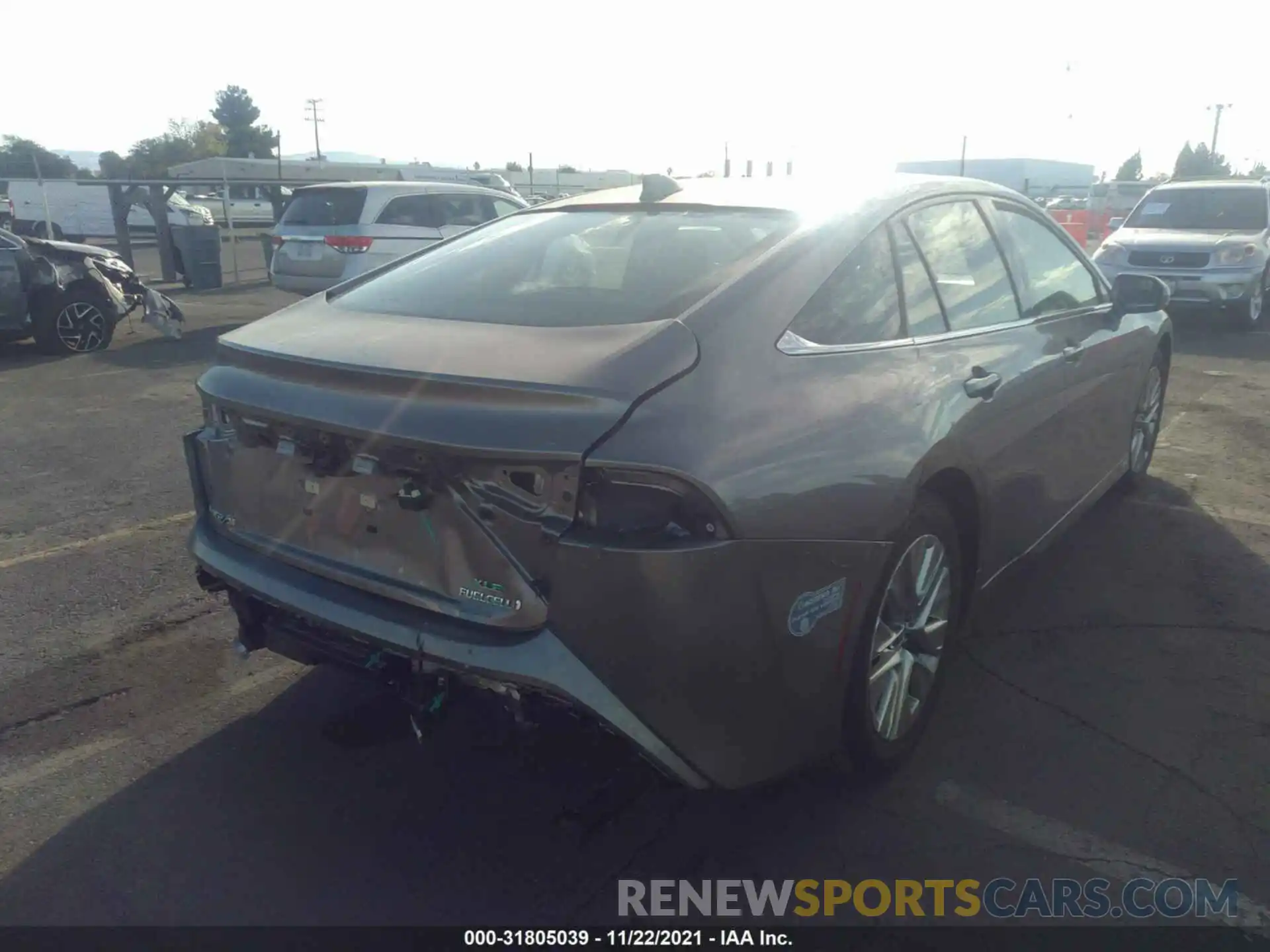 4 Photograph of a damaged car JTDAAAAA1MA001110 TOYOTA MIRAI 2021