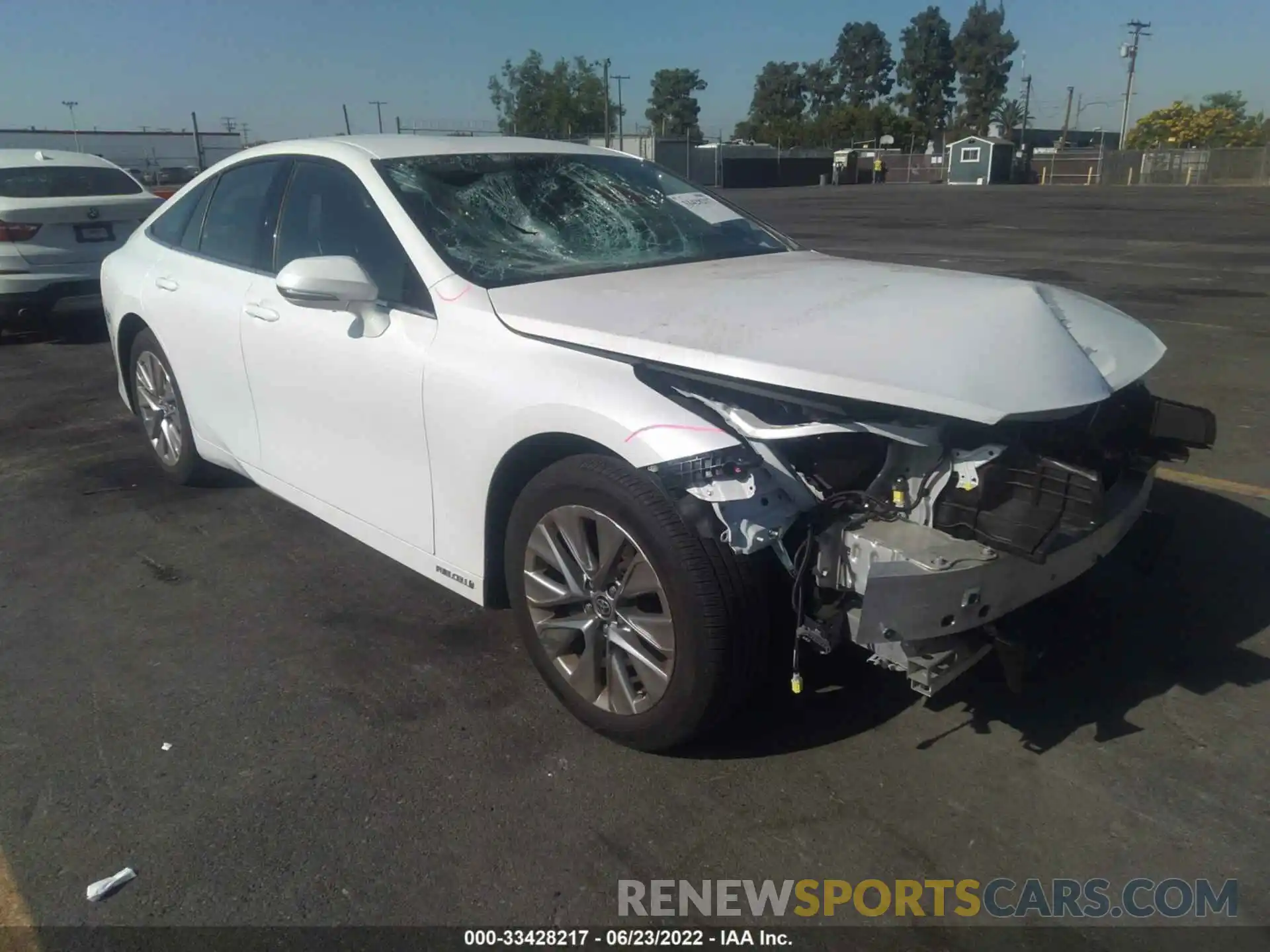 1 Photograph of a damaged car JTDAAAAA1MA002080 TOYOTA MIRAI 2021