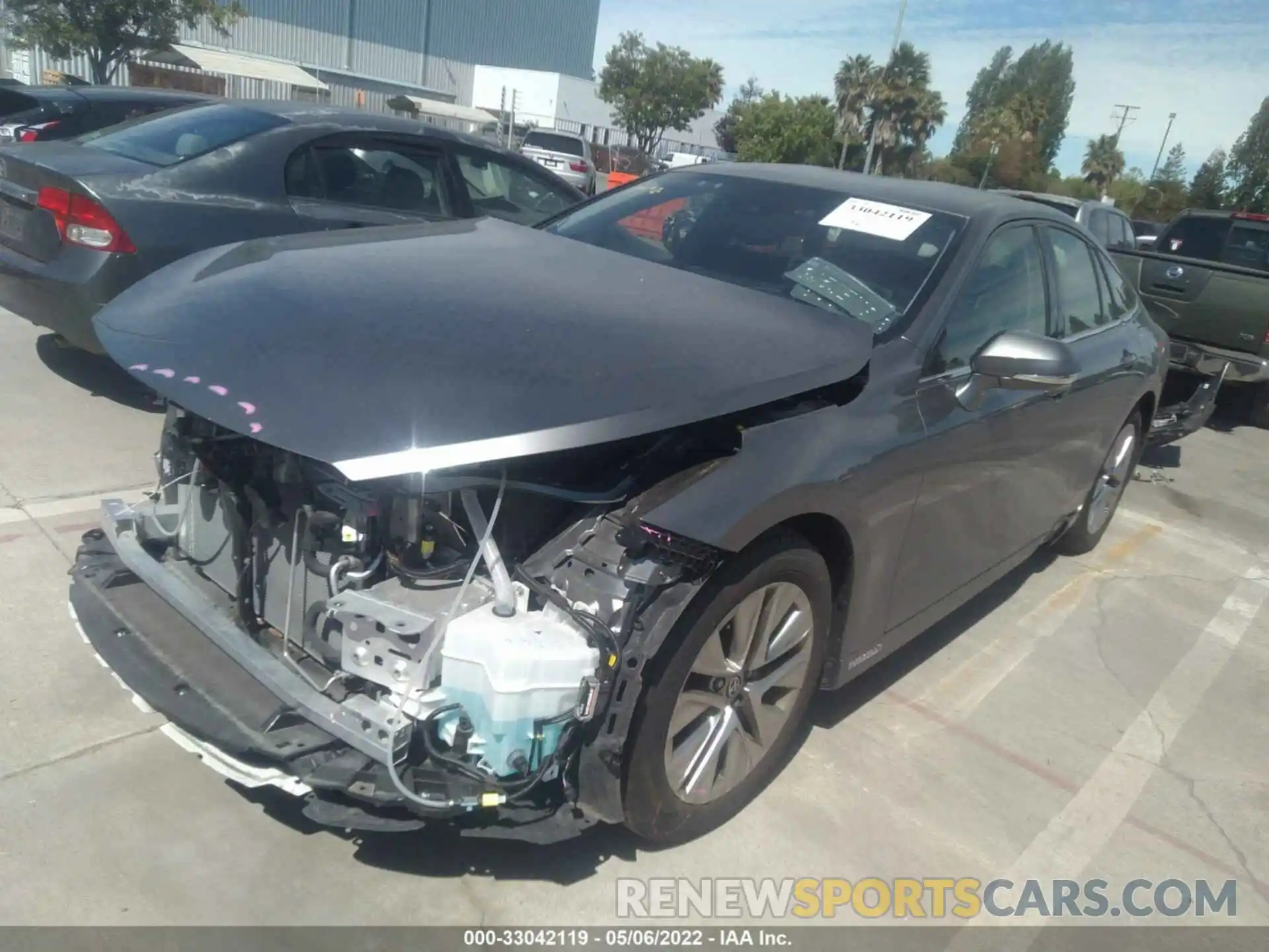 2 Photograph of a damaged car JTDAAAAA2MA000564 TOYOTA MIRAI 2021