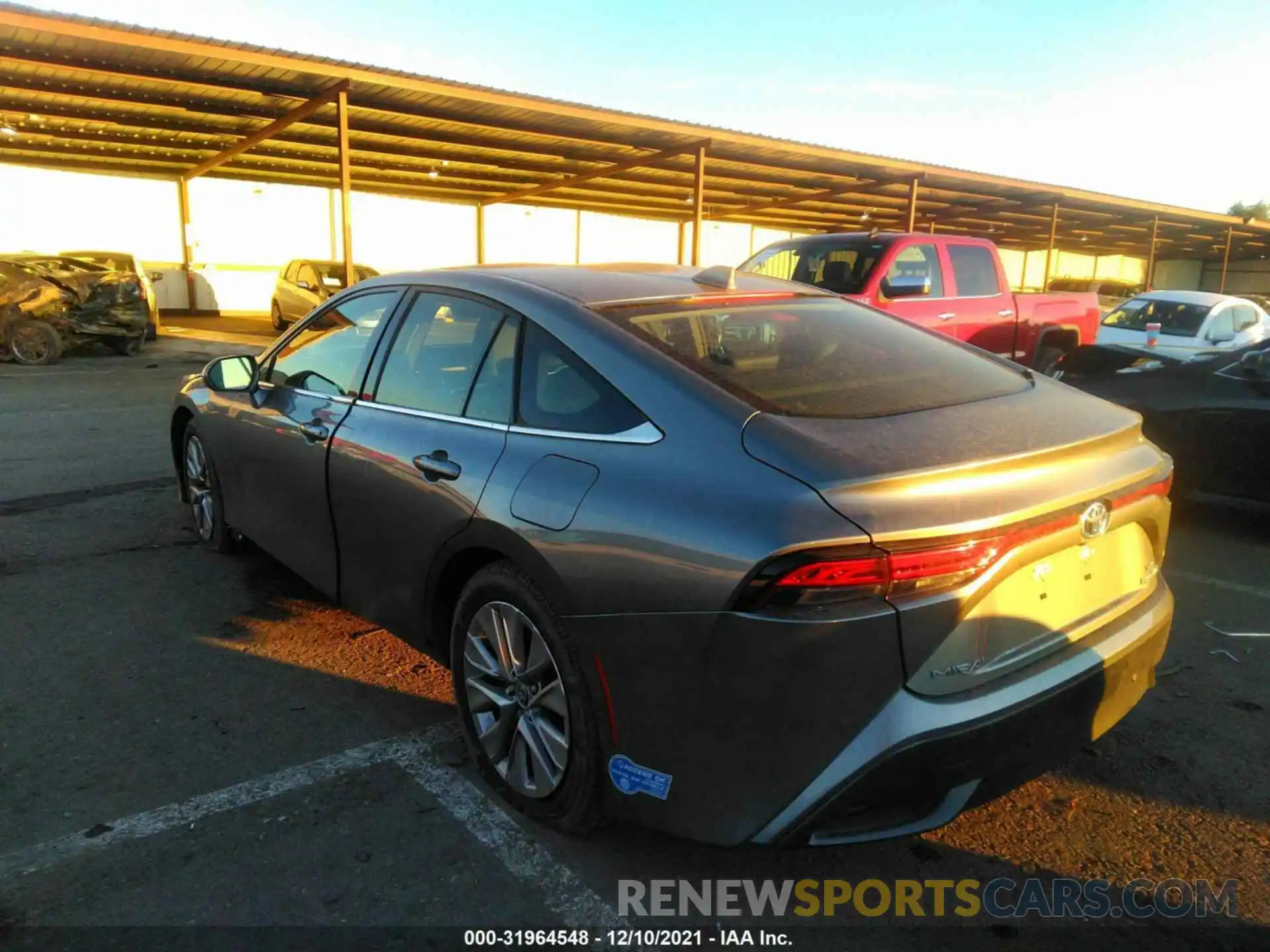 3 Photograph of a damaged car JTDAAAAA3MA001769 TOYOTA MIRAI 2021