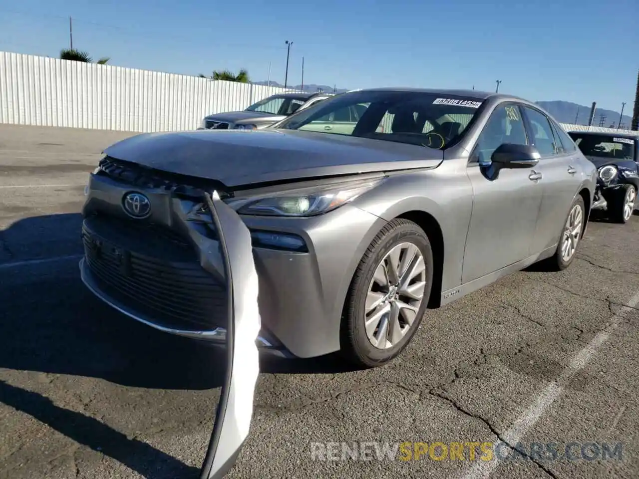 2 Photograph of a damaged car JTDAAAAA3MA002341 TOYOTA MIRAI 2021