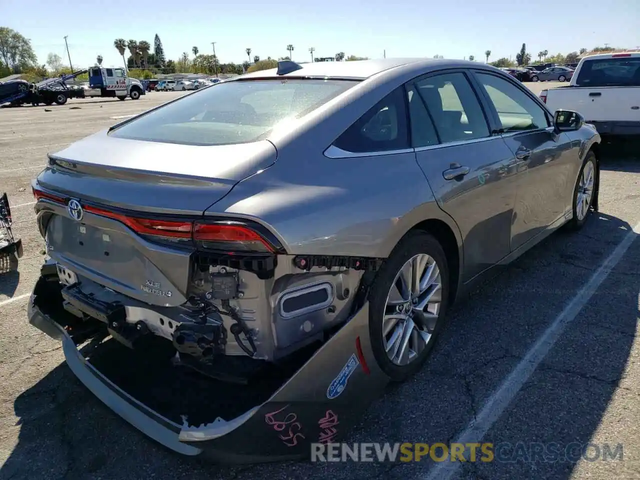 4 Photograph of a damaged car JTDAAAAA4MA000825 TOYOTA MIRAI 2021