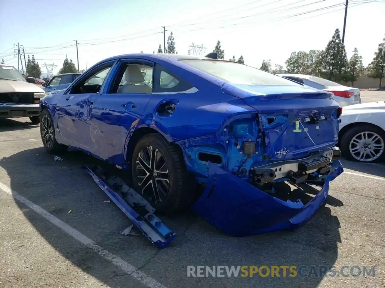 3 Photograph of a damaged car JTDAAAAA4MA002378 TOYOTA MIRAI 2021