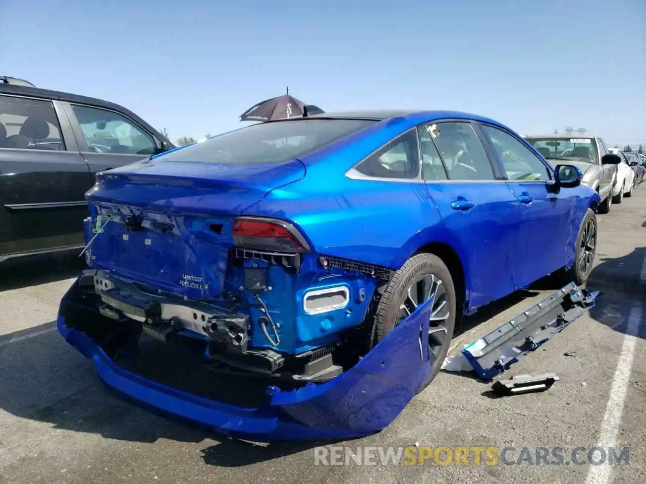 4 Photograph of a damaged car JTDAAAAA4MA002378 TOYOTA MIRAI 2021