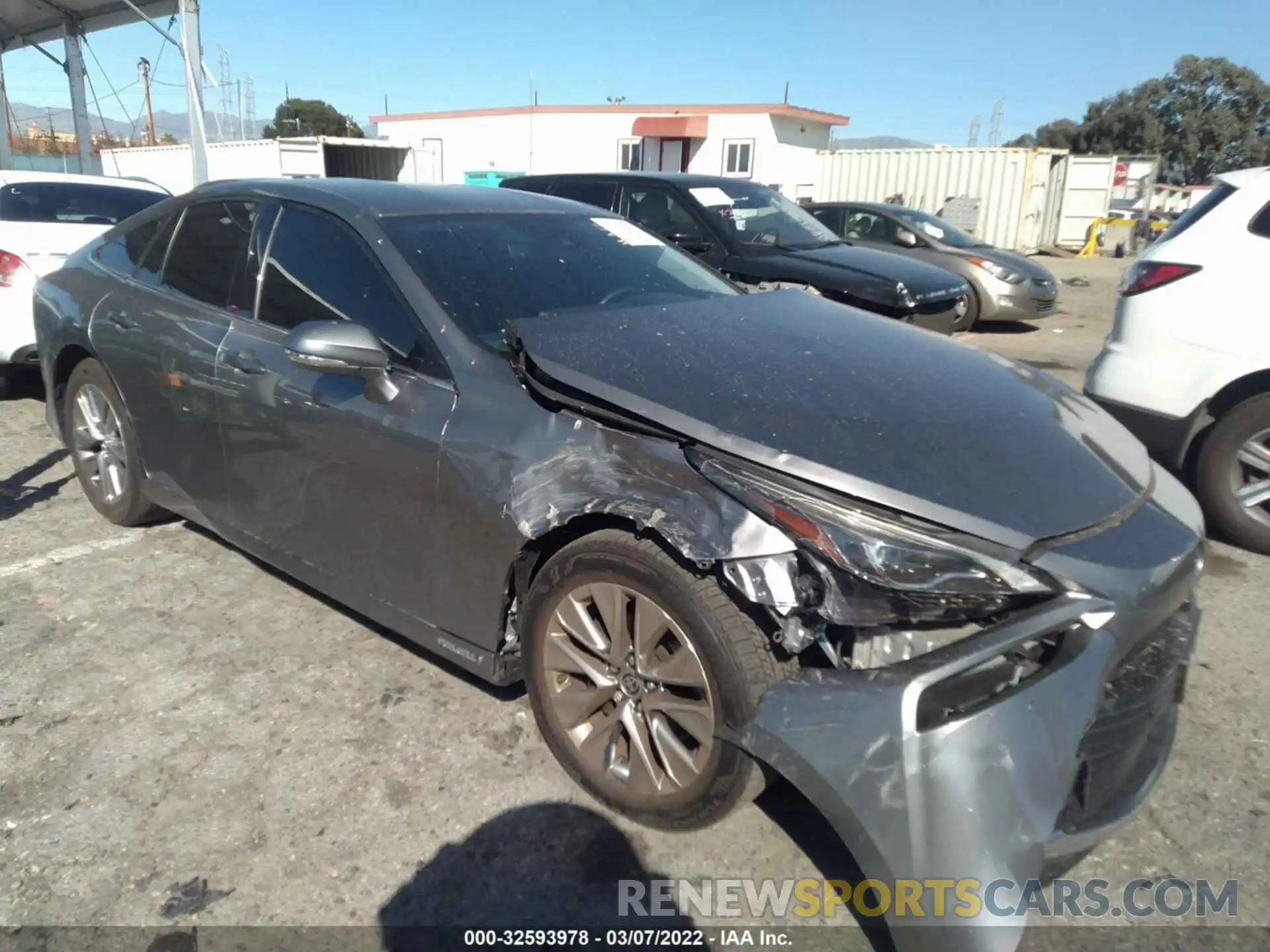 1 Photograph of a damaged car JTDAAAAA5MA002423 TOYOTA MIRAI 2021