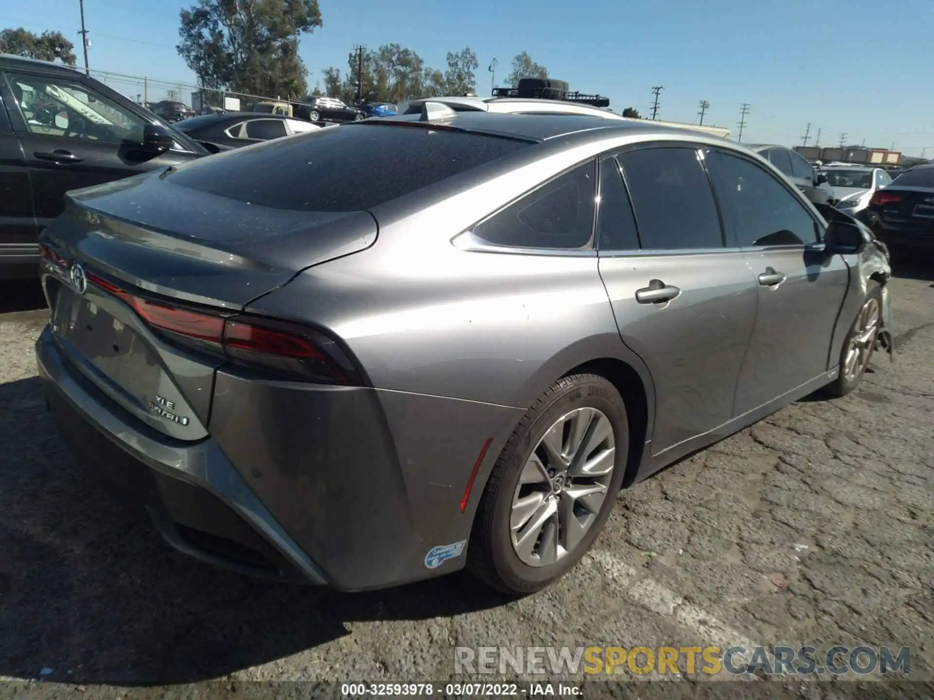 4 Photograph of a damaged car JTDAAAAA5MA002423 TOYOTA MIRAI 2021