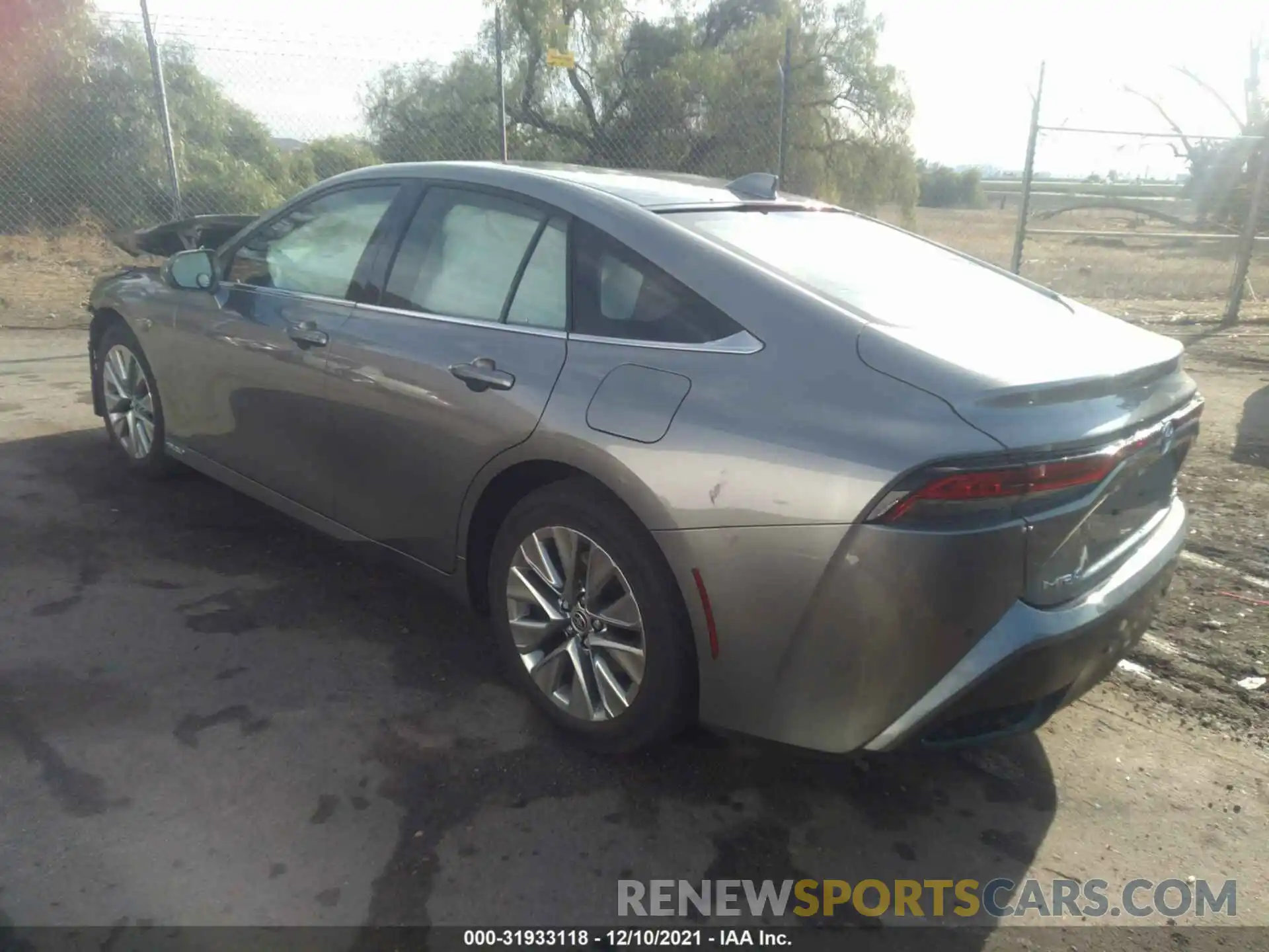 3 Photograph of a damaged car JTDAAAAA5MA002468 TOYOTA MIRAI 2021