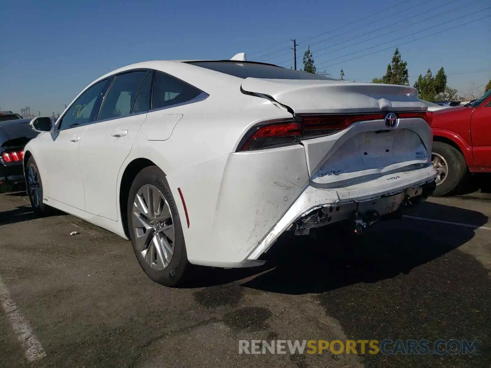 3 Photograph of a damaged car JTDAAAAA6MA001037 TOYOTA MIRAI 2021