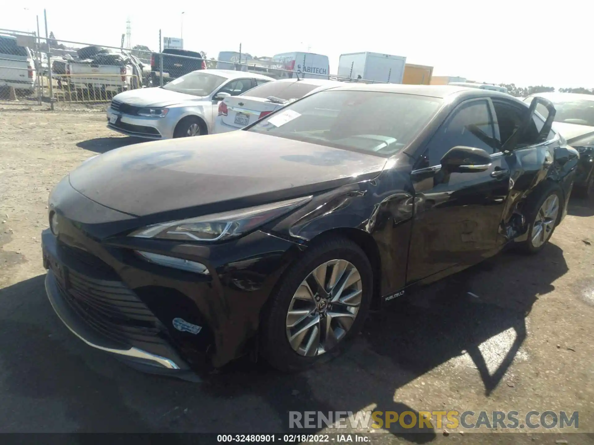 2 Photograph of a damaged car JTDAAAAA6MA002625 TOYOTA MIRAI 2021