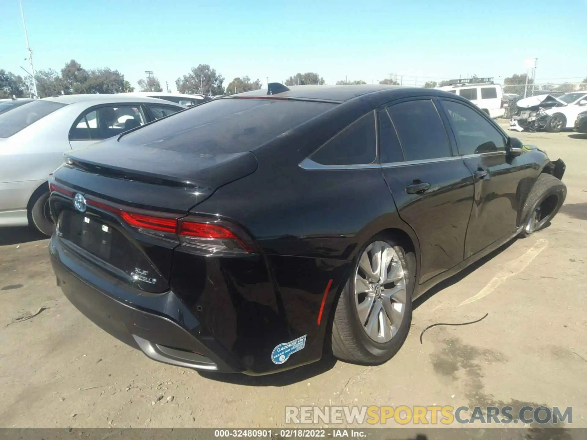 4 Photograph of a damaged car JTDAAAAA6MA002625 TOYOTA MIRAI 2021