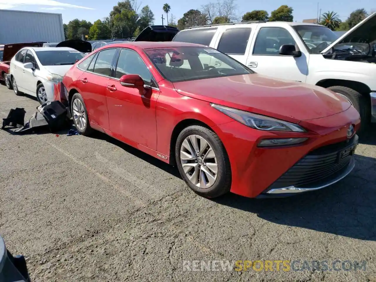 1 Photograph of a damaged car JTDAAAAA6MA002687 TOYOTA MIRAI 2021