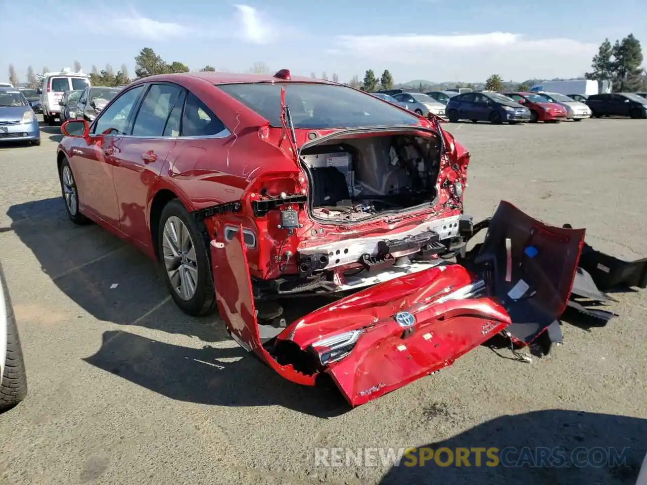 3 Photograph of a damaged car JTDAAAAA6MA002687 TOYOTA MIRAI 2021