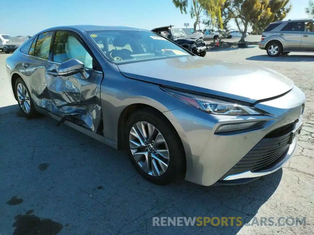 1 Photograph of a damaged car JTDAAAAA7MA002259 TOYOTA MIRAI 2021