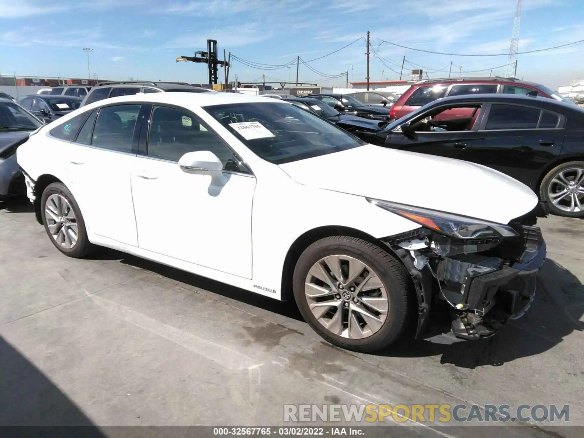 1 Photograph of a damaged car JTDAAAAA7MA003749 TOYOTA MIRAI 2021