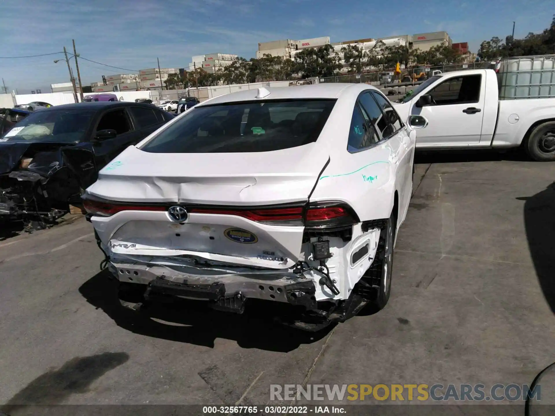 6 Photograph of a damaged car JTDAAAAA7MA003749 TOYOTA MIRAI 2021