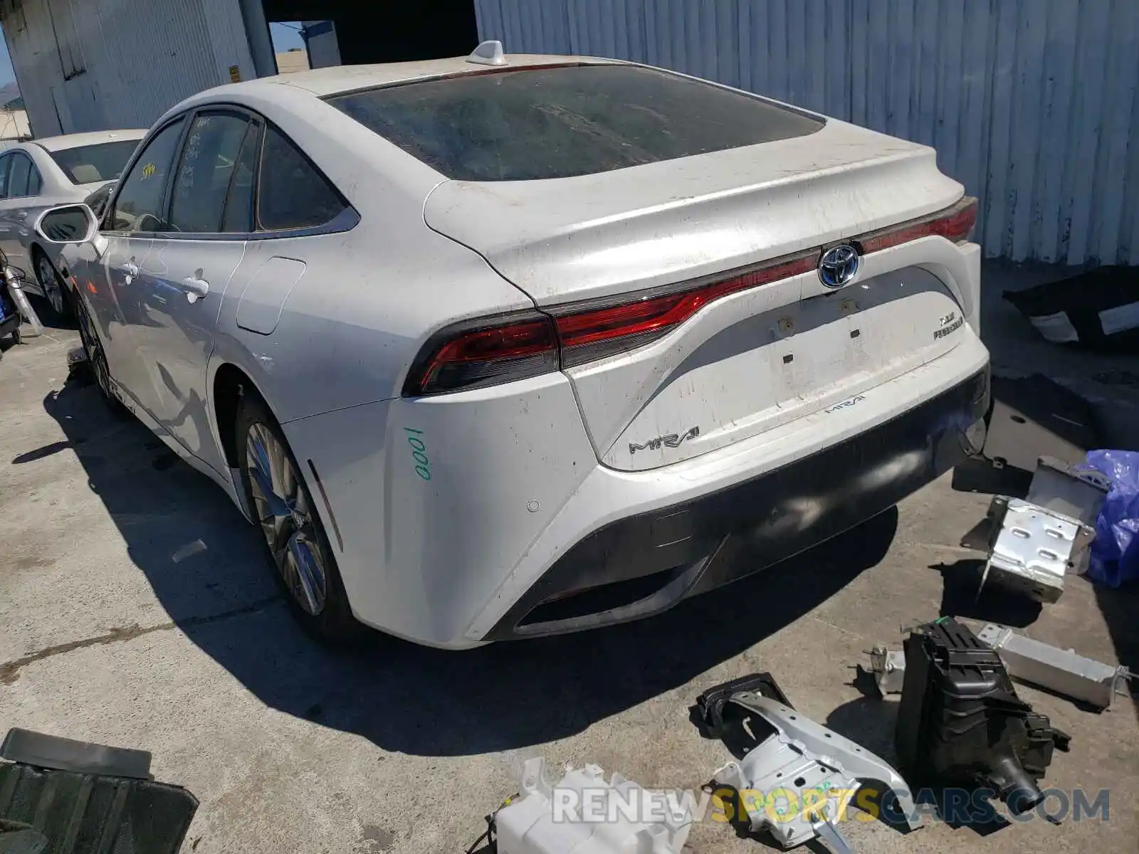 3 Photograph of a damaged car JTDAAAAA8MA000312 TOYOTA MIRAI 2021