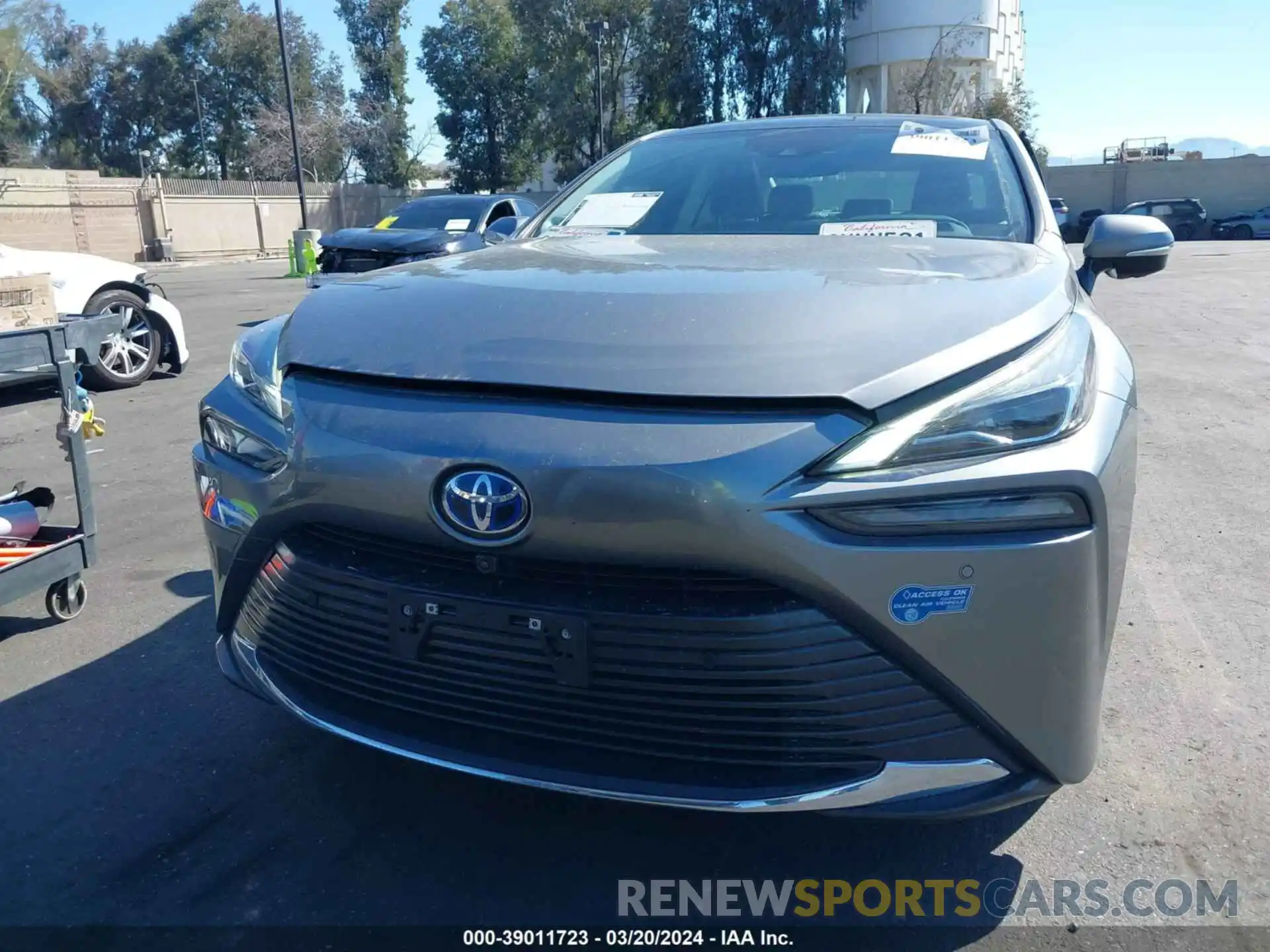 12 Photograph of a damaged car JTDAAAAA8MA000858 TOYOTA MIRAI 2021