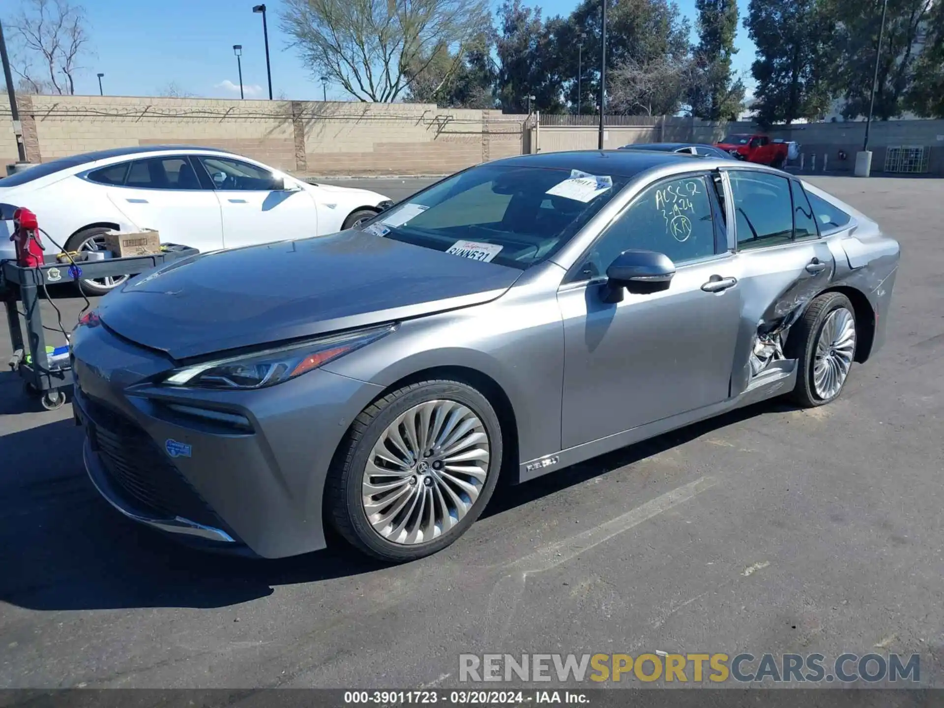 2 Photograph of a damaged car JTDAAAAA8MA000858 TOYOTA MIRAI 2021